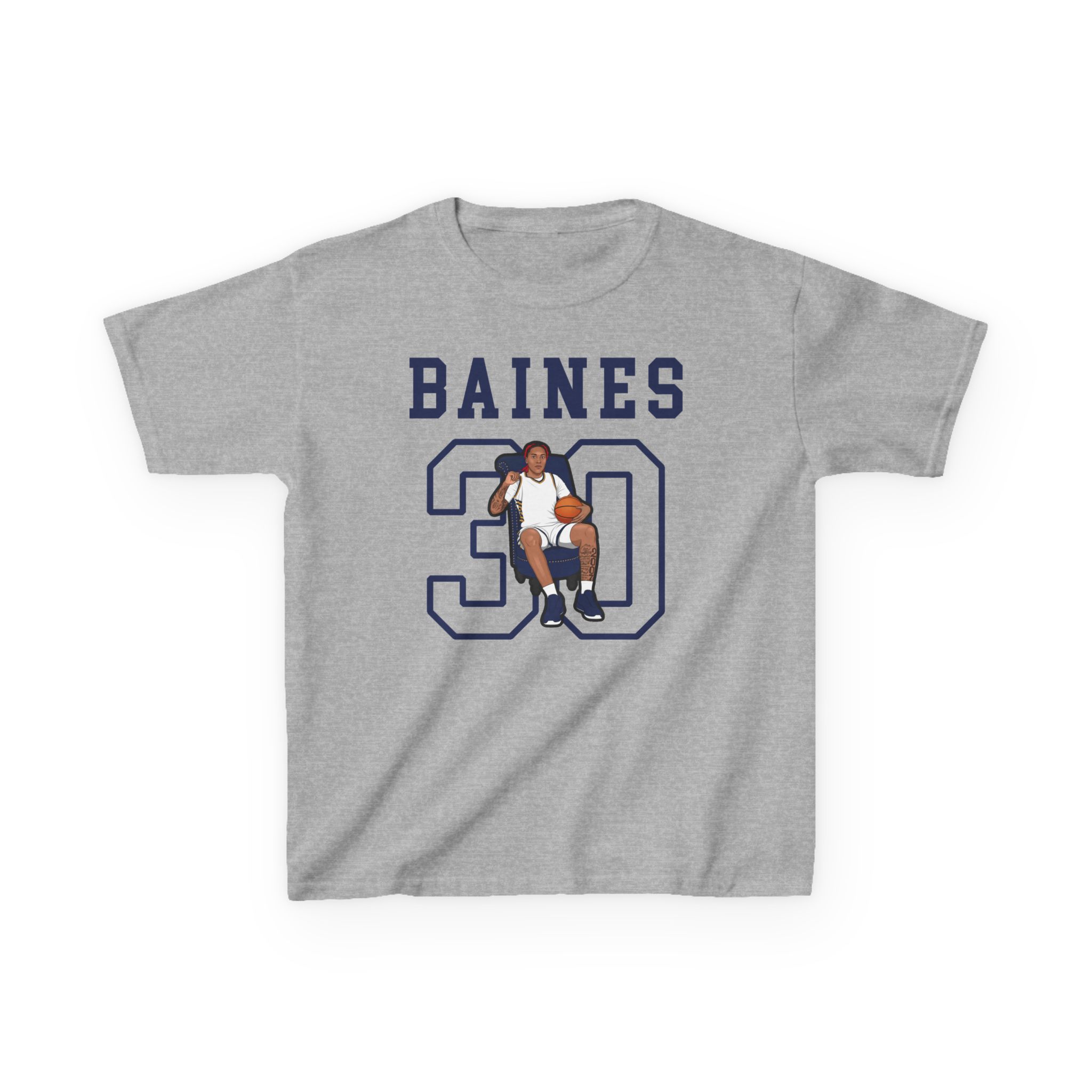 Youth Tee — character_shirsey in Grey