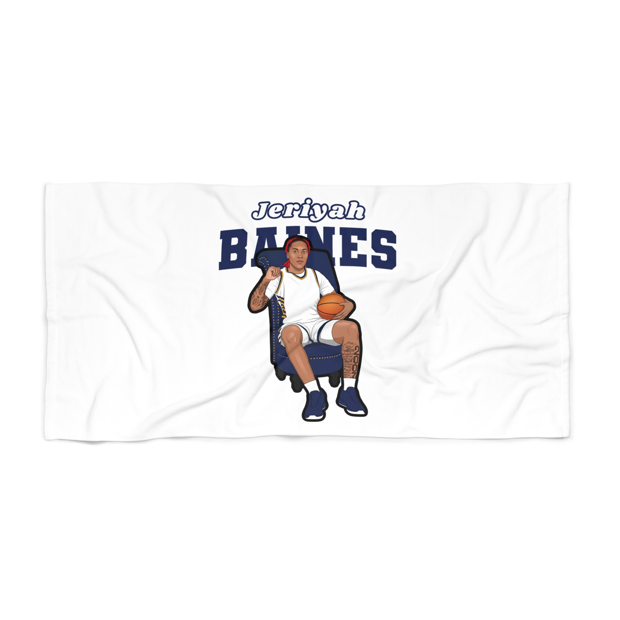 Beach Towel — character_name_arch in Classic