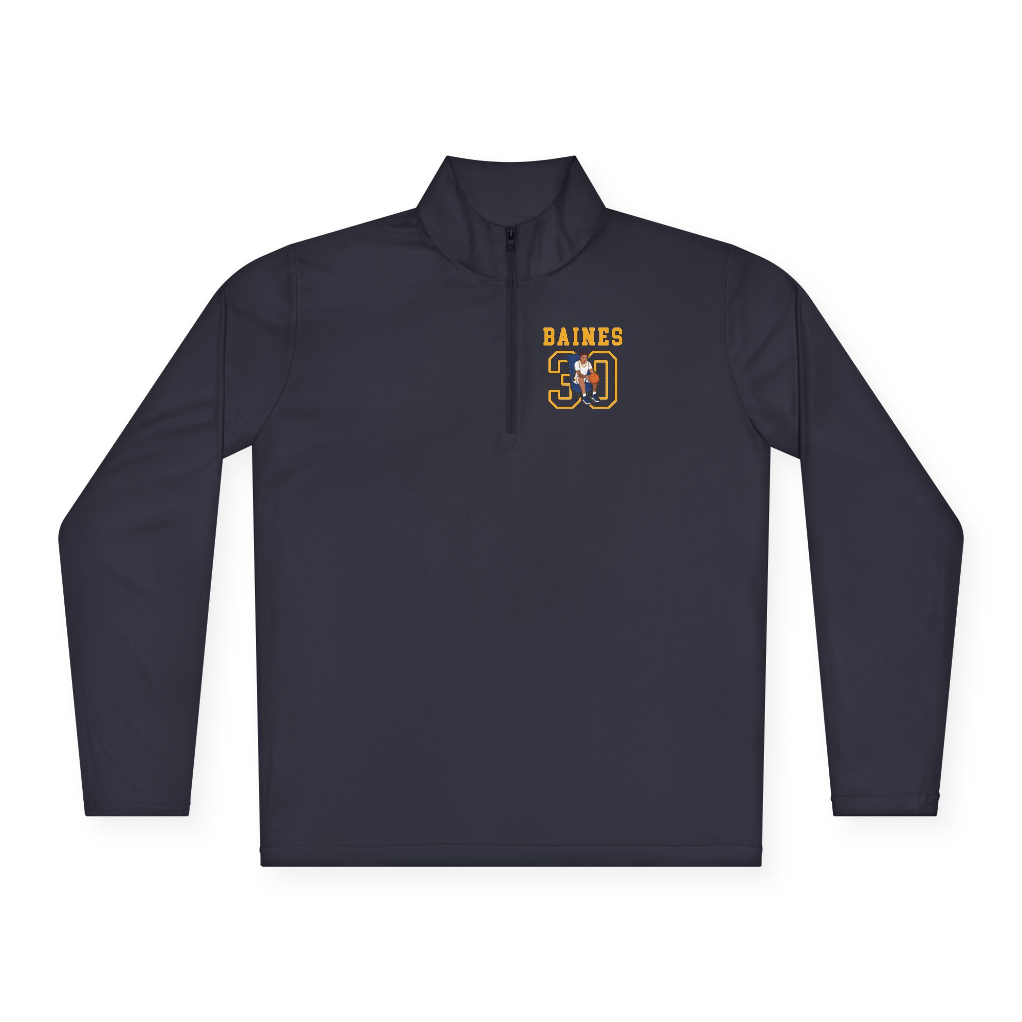 Q-Zip Pullover — character_shirsey in Navy
