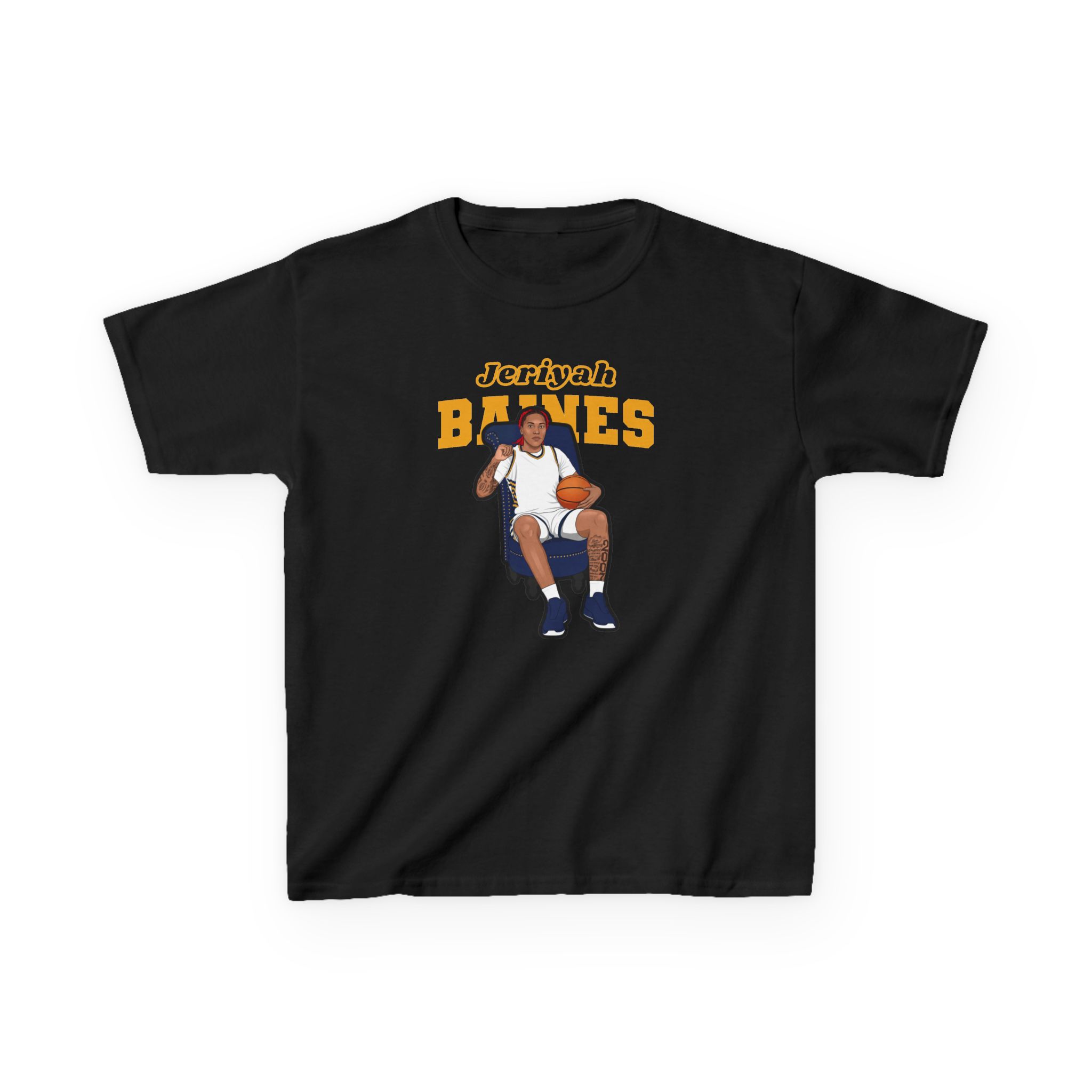 Youth Tee — character_name_arch in Black