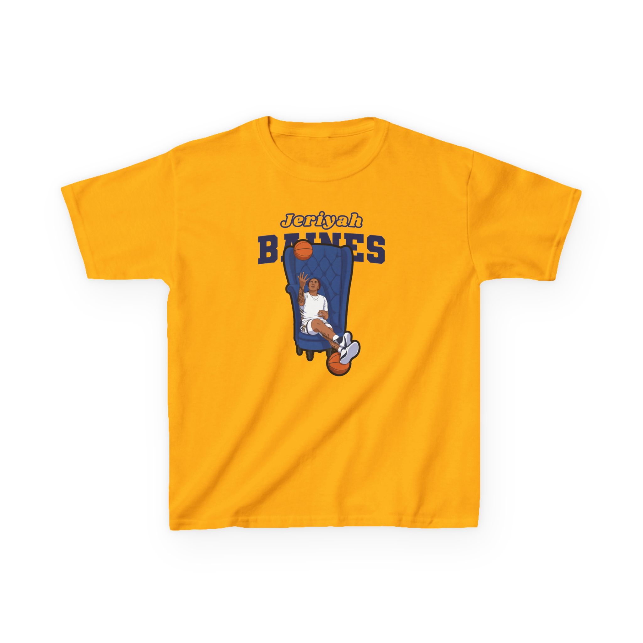 Youth Tee — character_name_arch in Gold