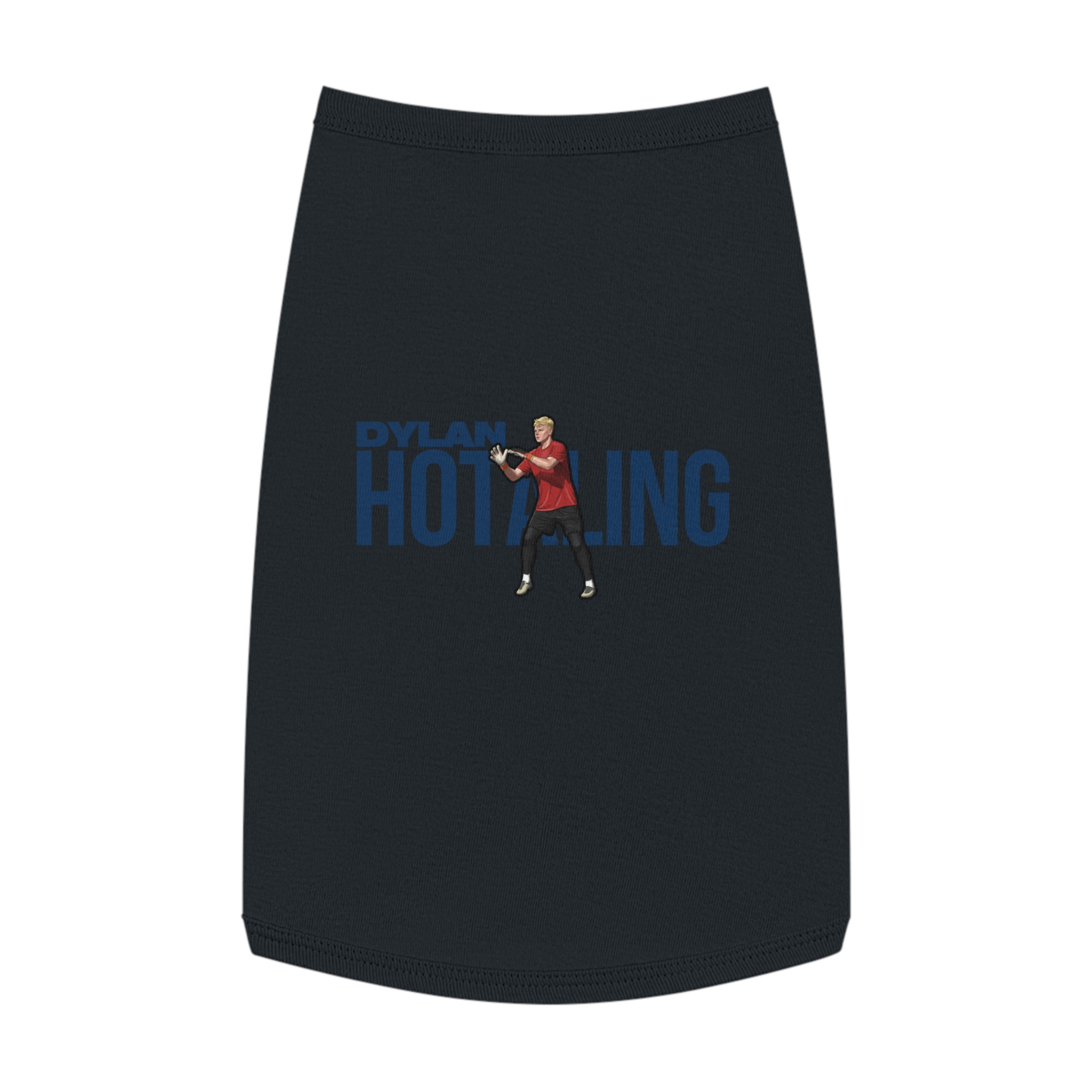 Pet Tank Top — character_player_name in White