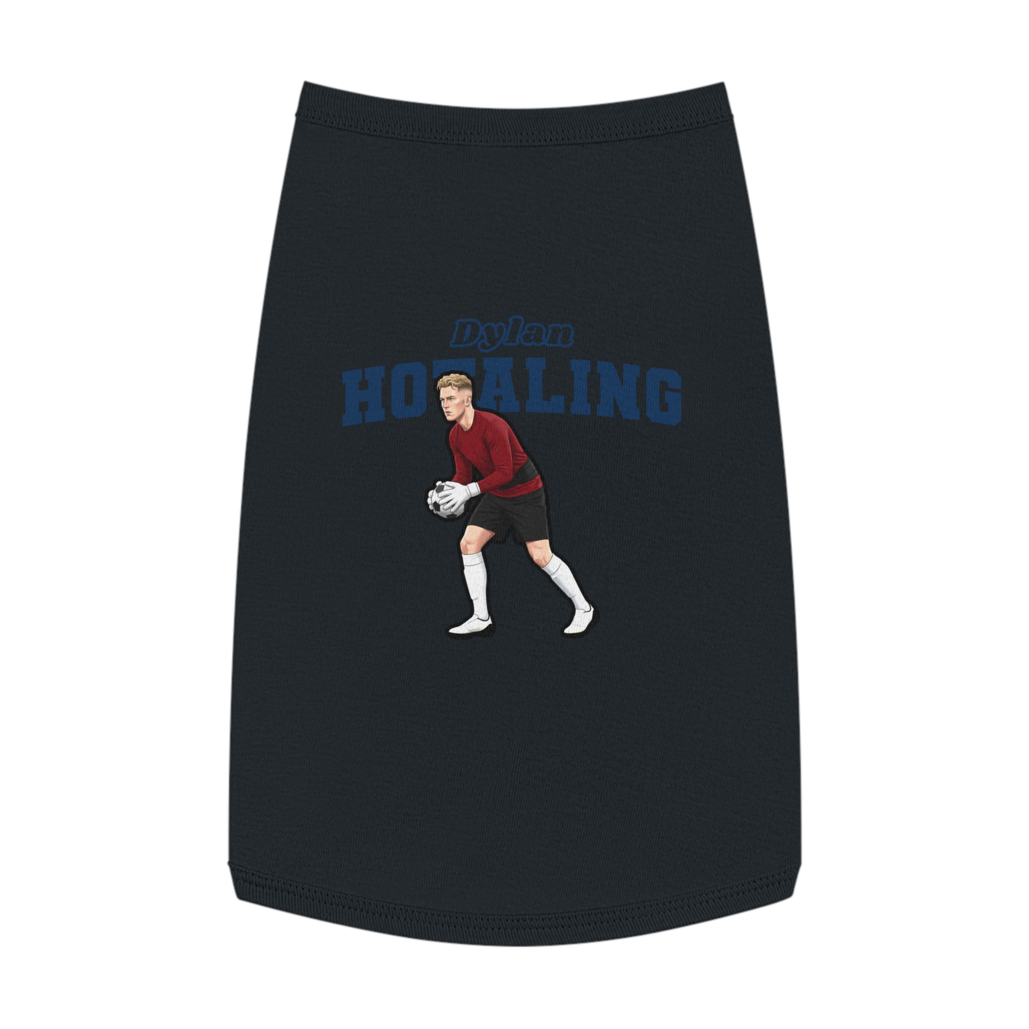 Pet Tank Top — character_name_arch in Black
