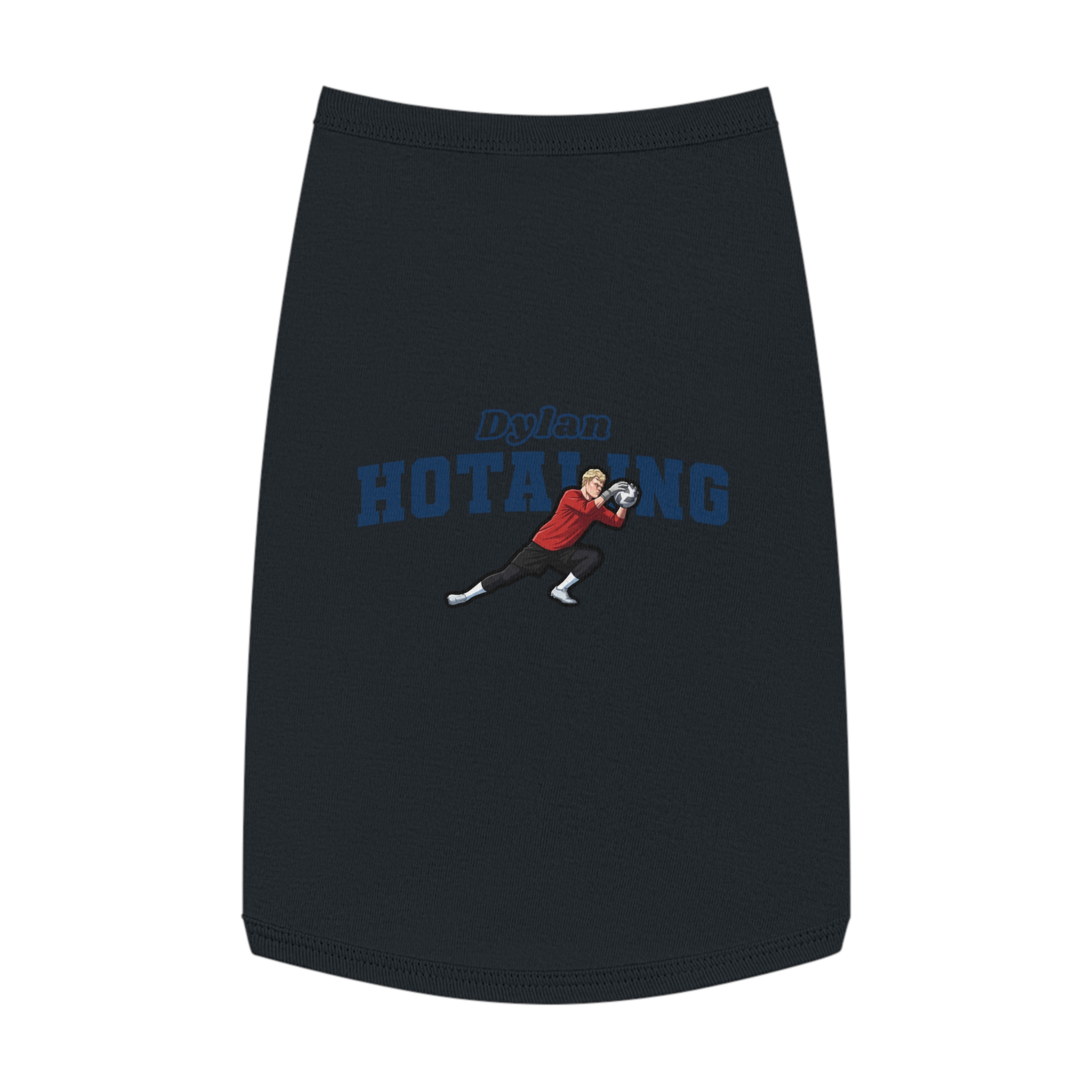 Pet Tank Top — character_name_arch in White