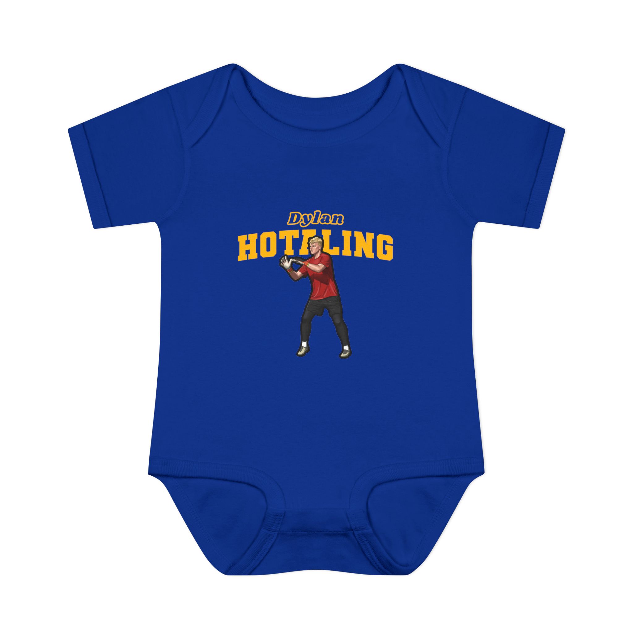 Baby Onesie — character_name_arch in Royal