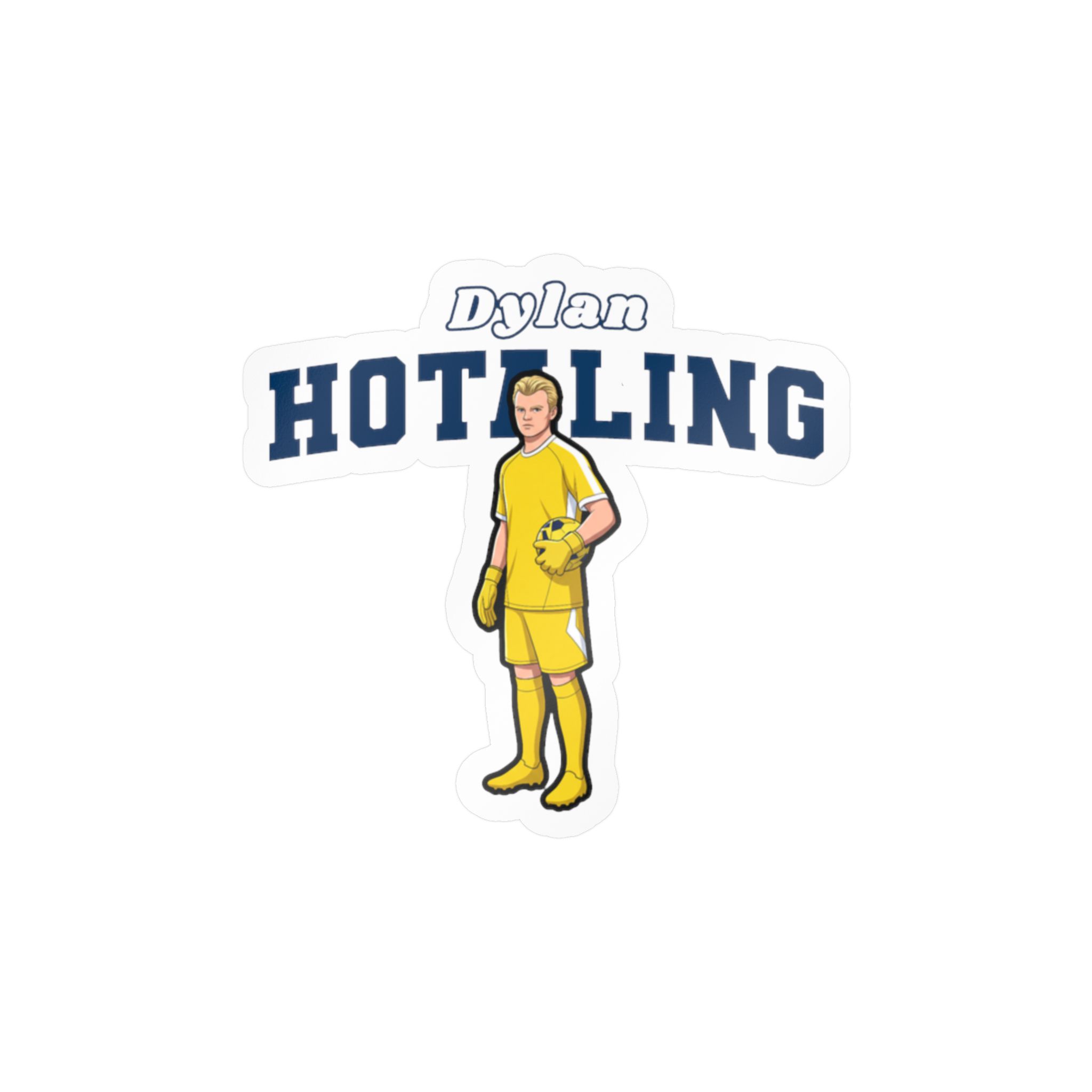 Vinyl Sticker — character_name_arch in Classic