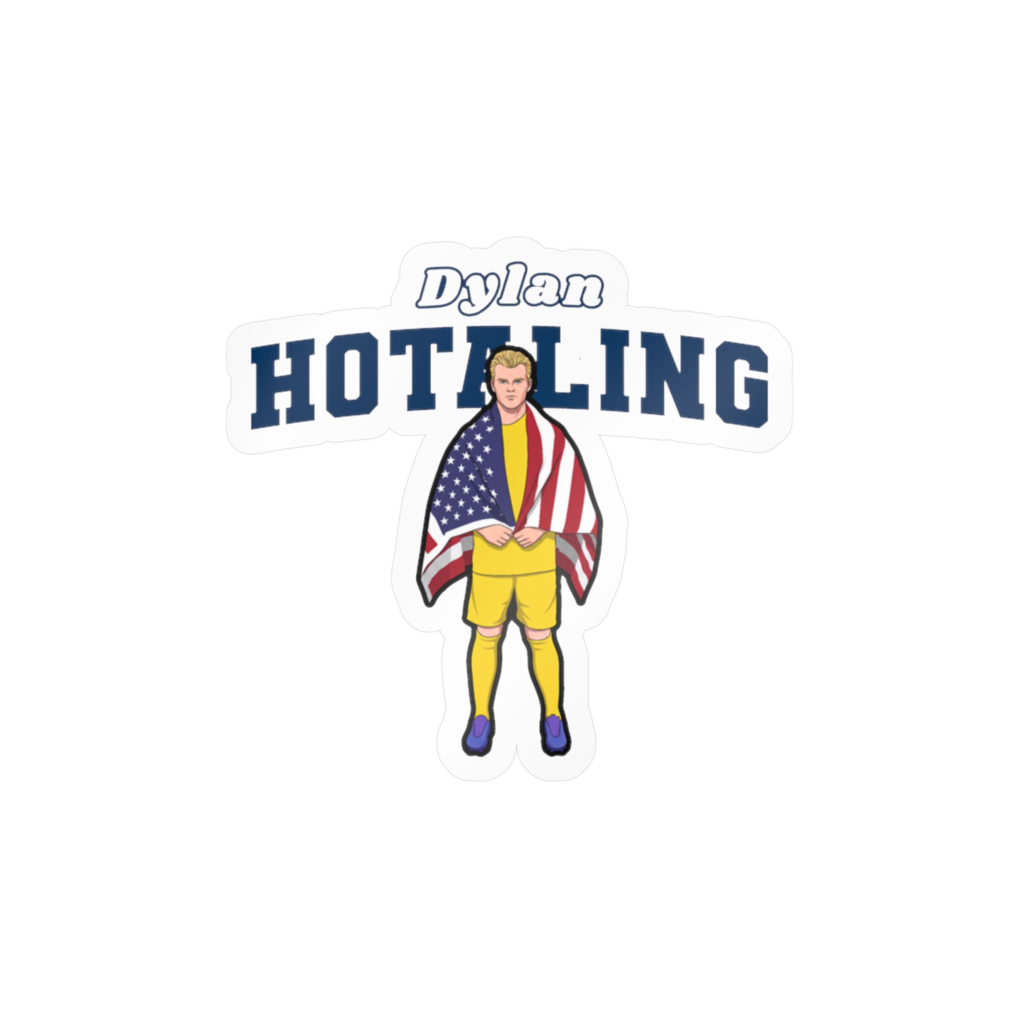 Vinyl Sticker — character_name_arch in Classic