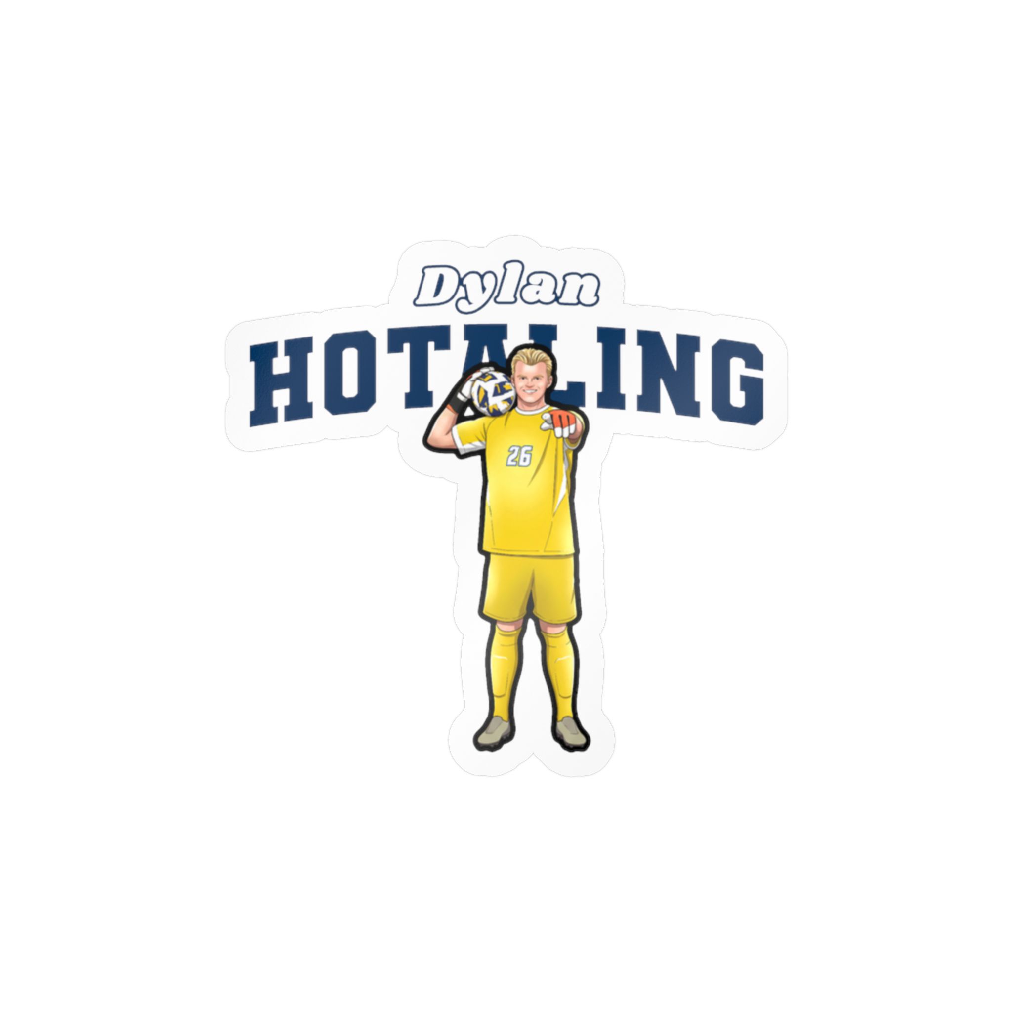 Vinyl Sticker — character_name_arch in Classic