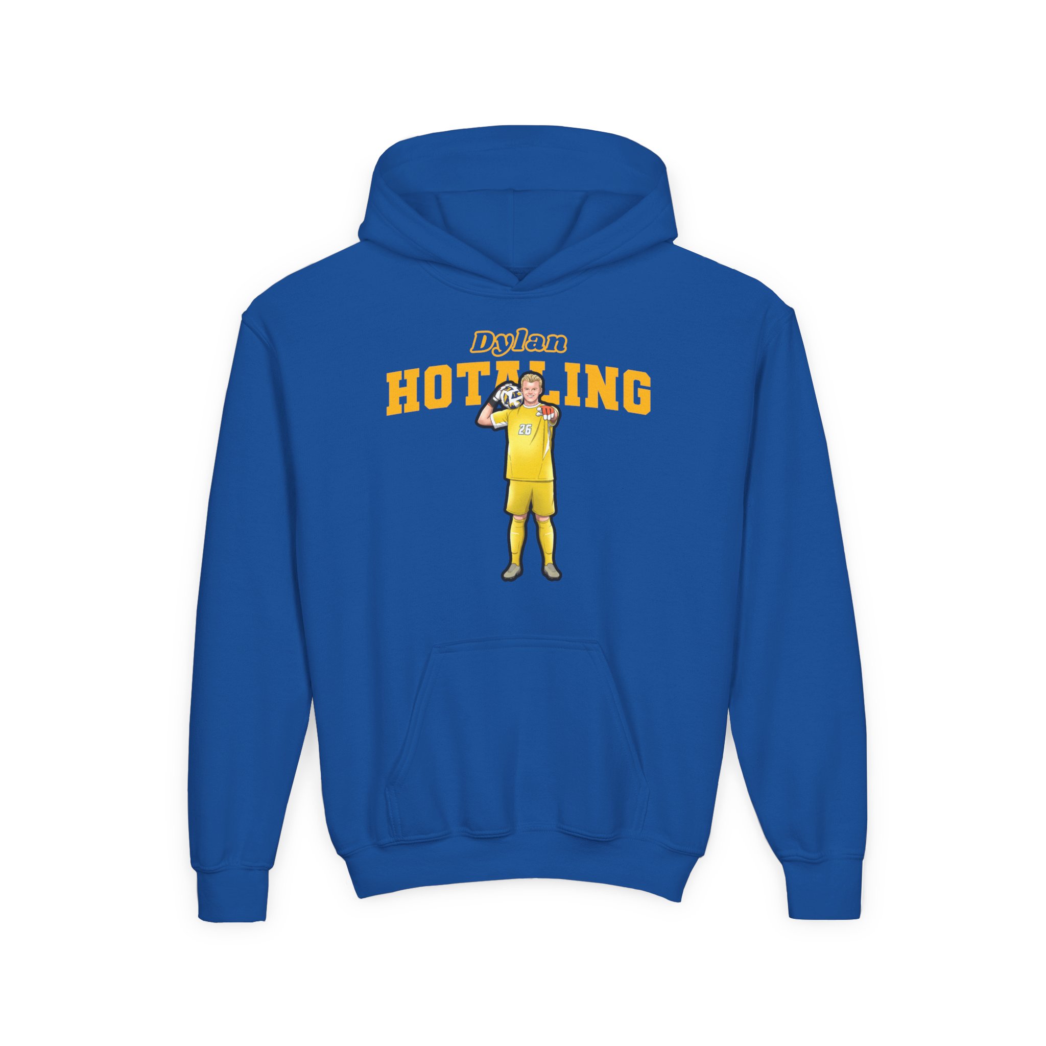 Youth Hoodie — character_name_arch in Royal