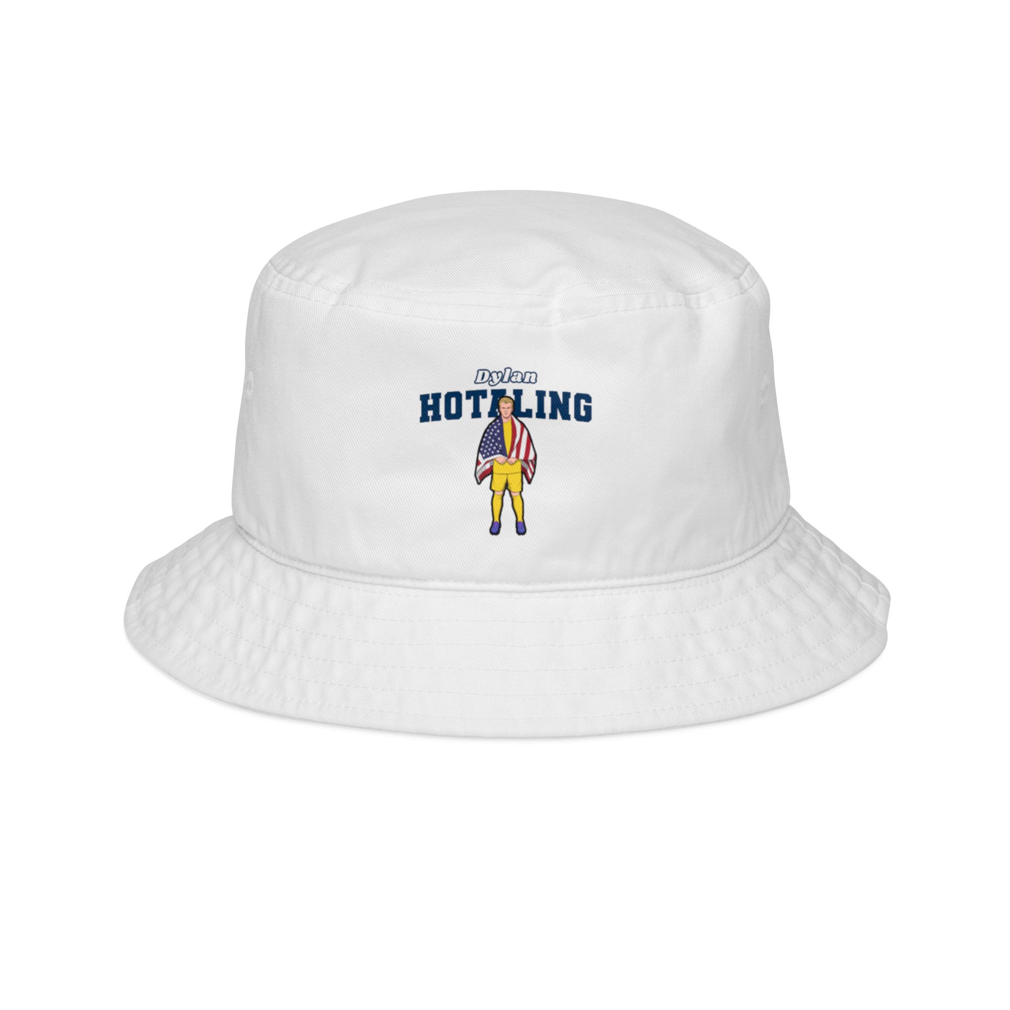 Bucket Hat — character_name_arch in White