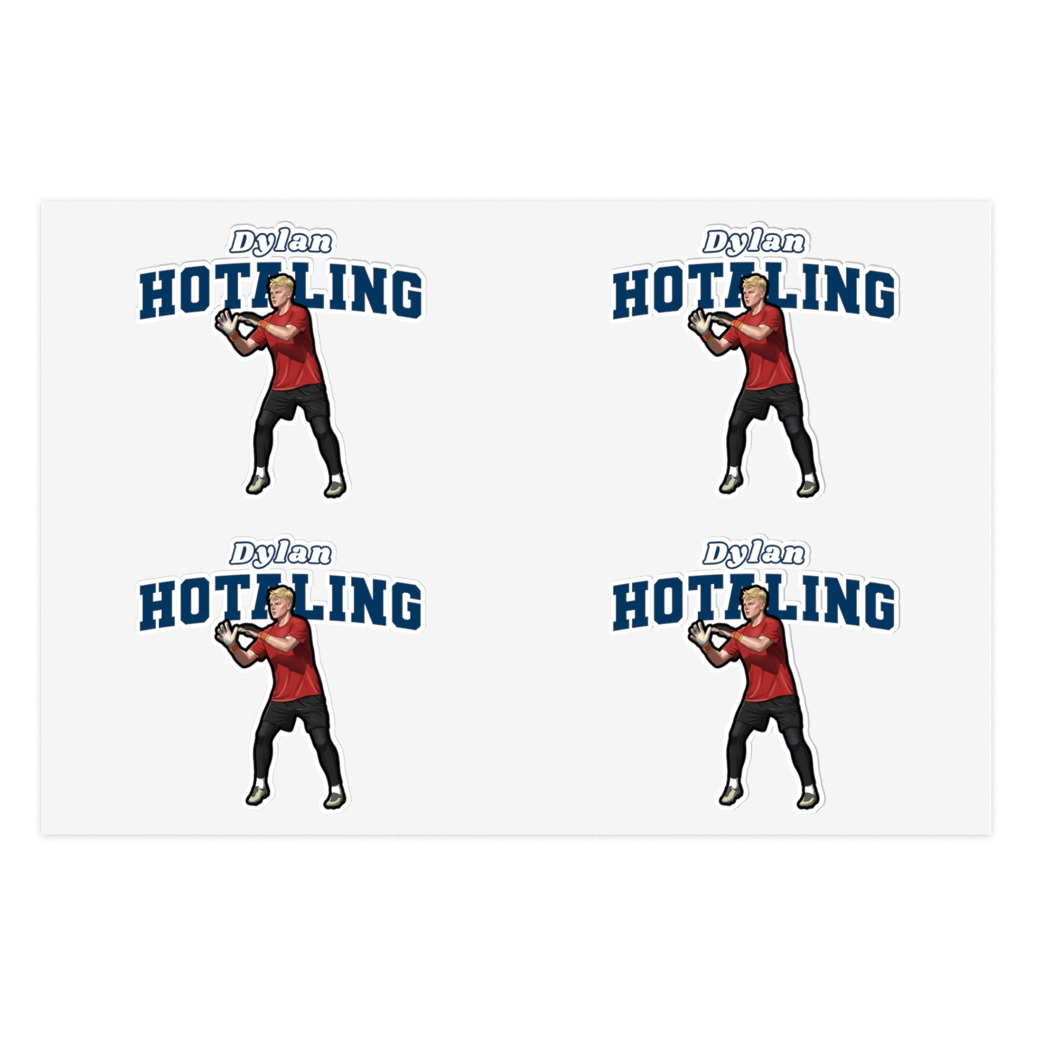 Sticker Sheet — character_name_arch in Classic