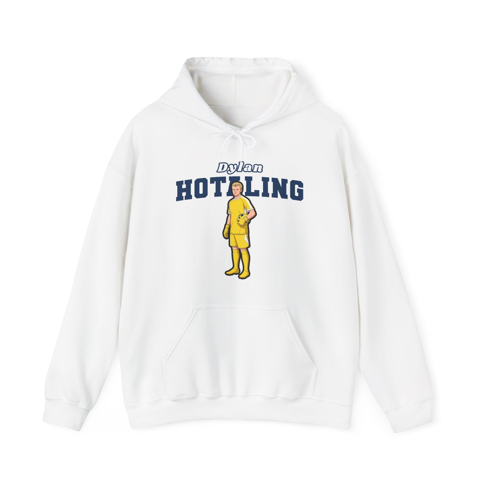 Hoodie — character_name_arch in White