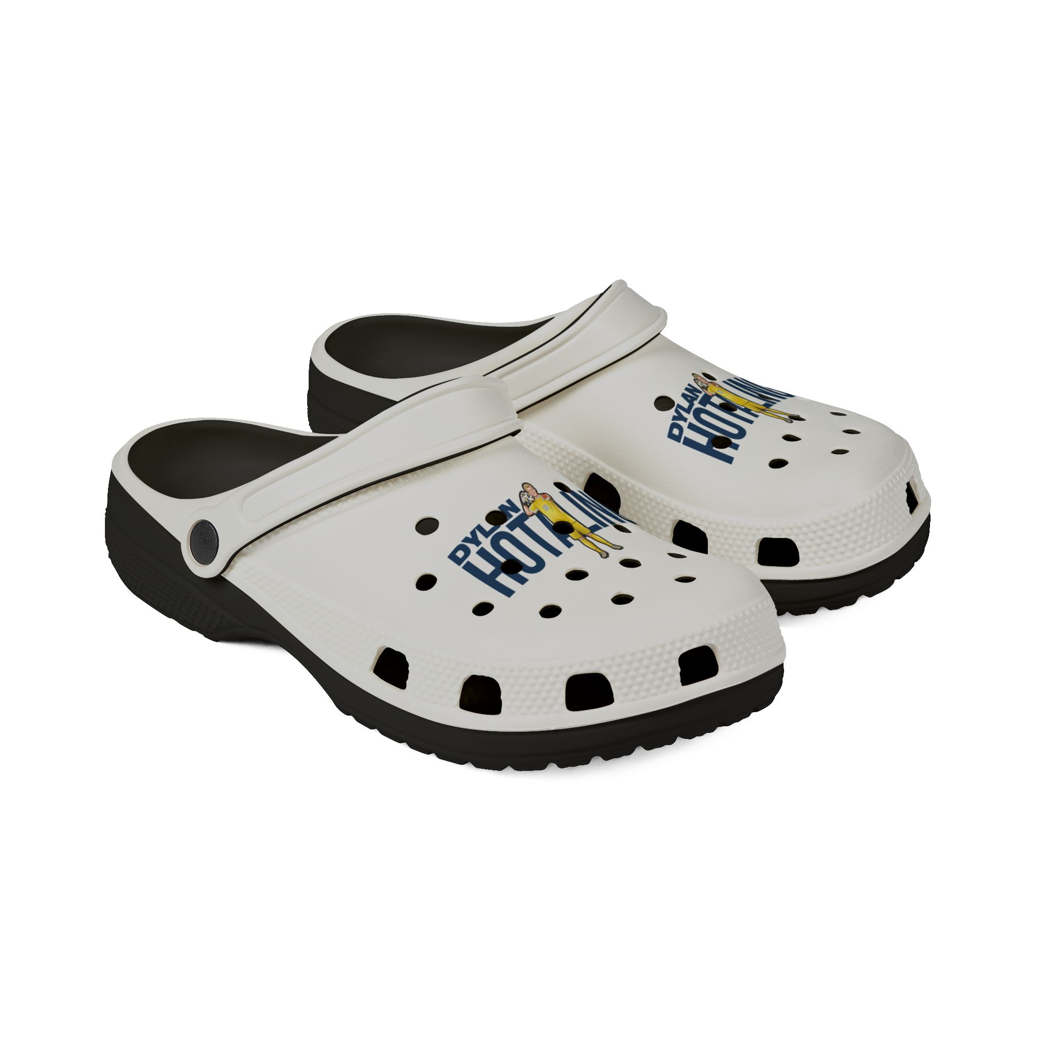 Rubber Clogs — character_player_name in Black