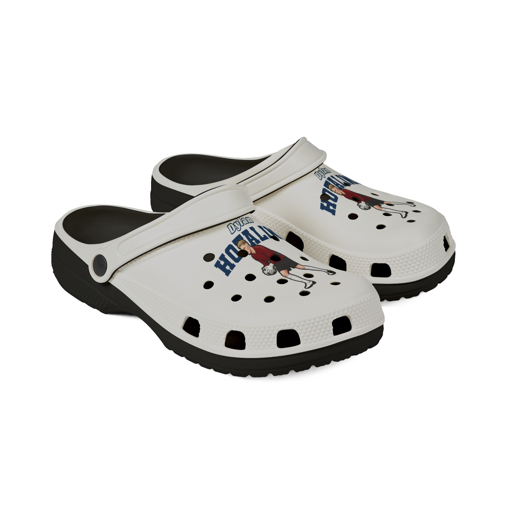Rubber Clogs — character_name_arch in Black