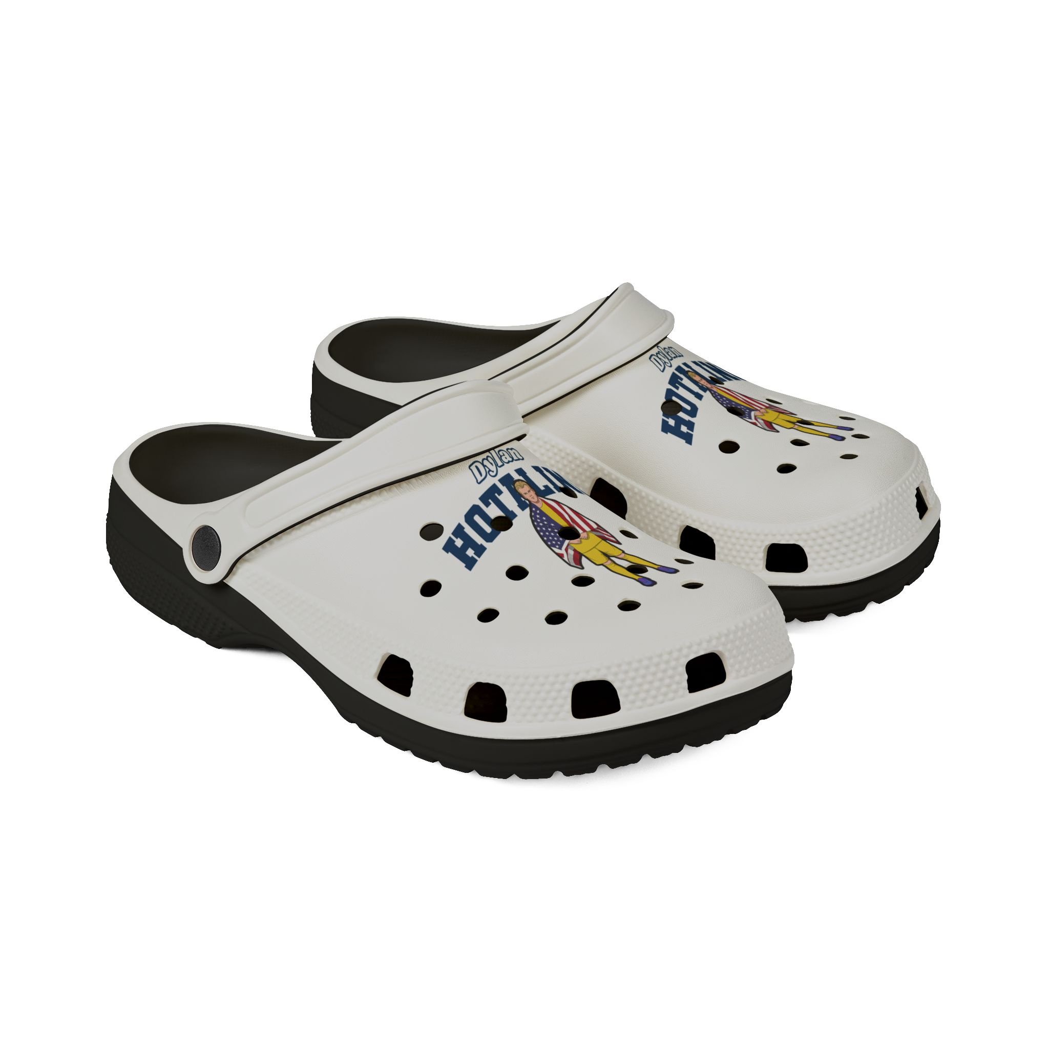 Rubber Clogs — character_name_arch in Black