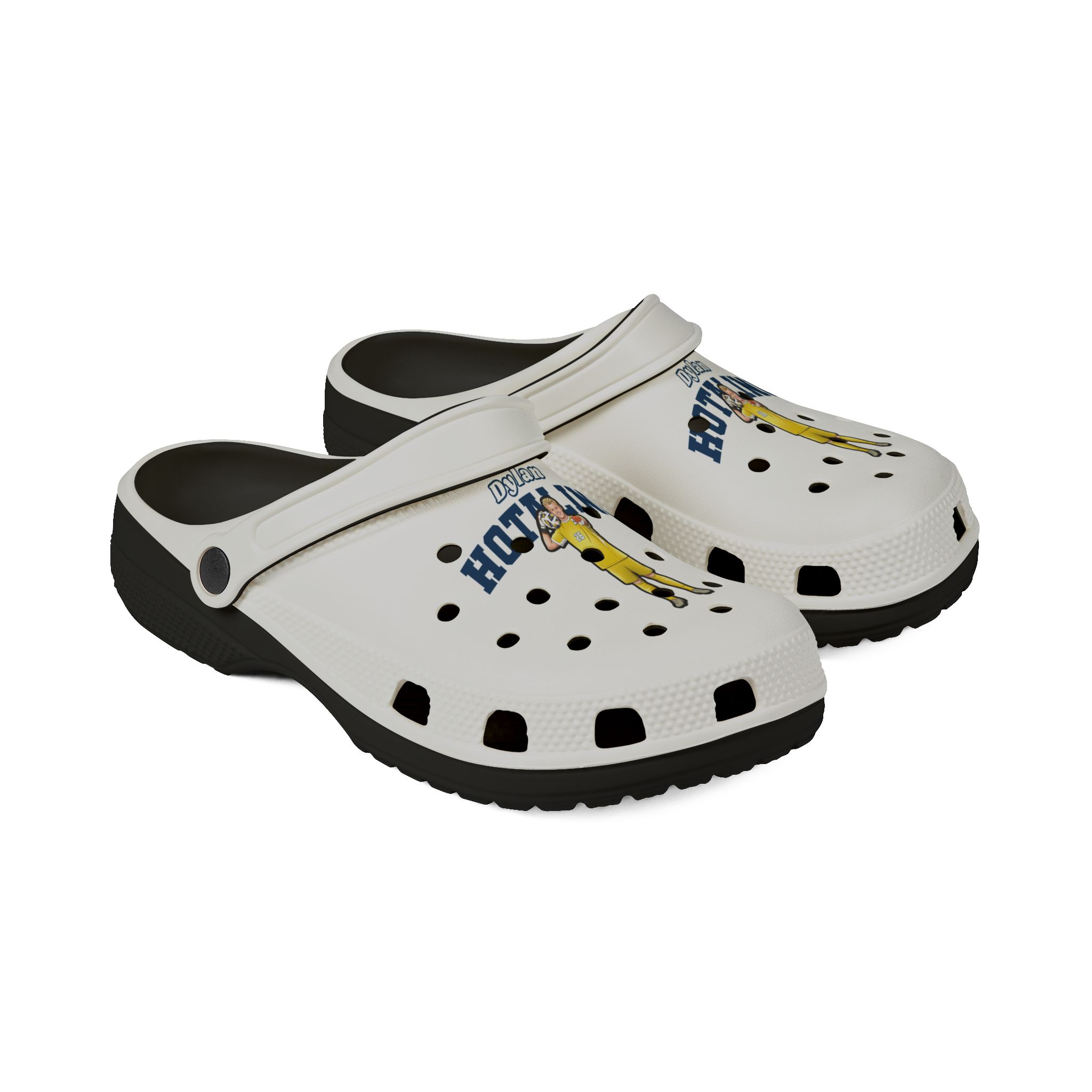 Rubber Clogs — character_name_arch in Black