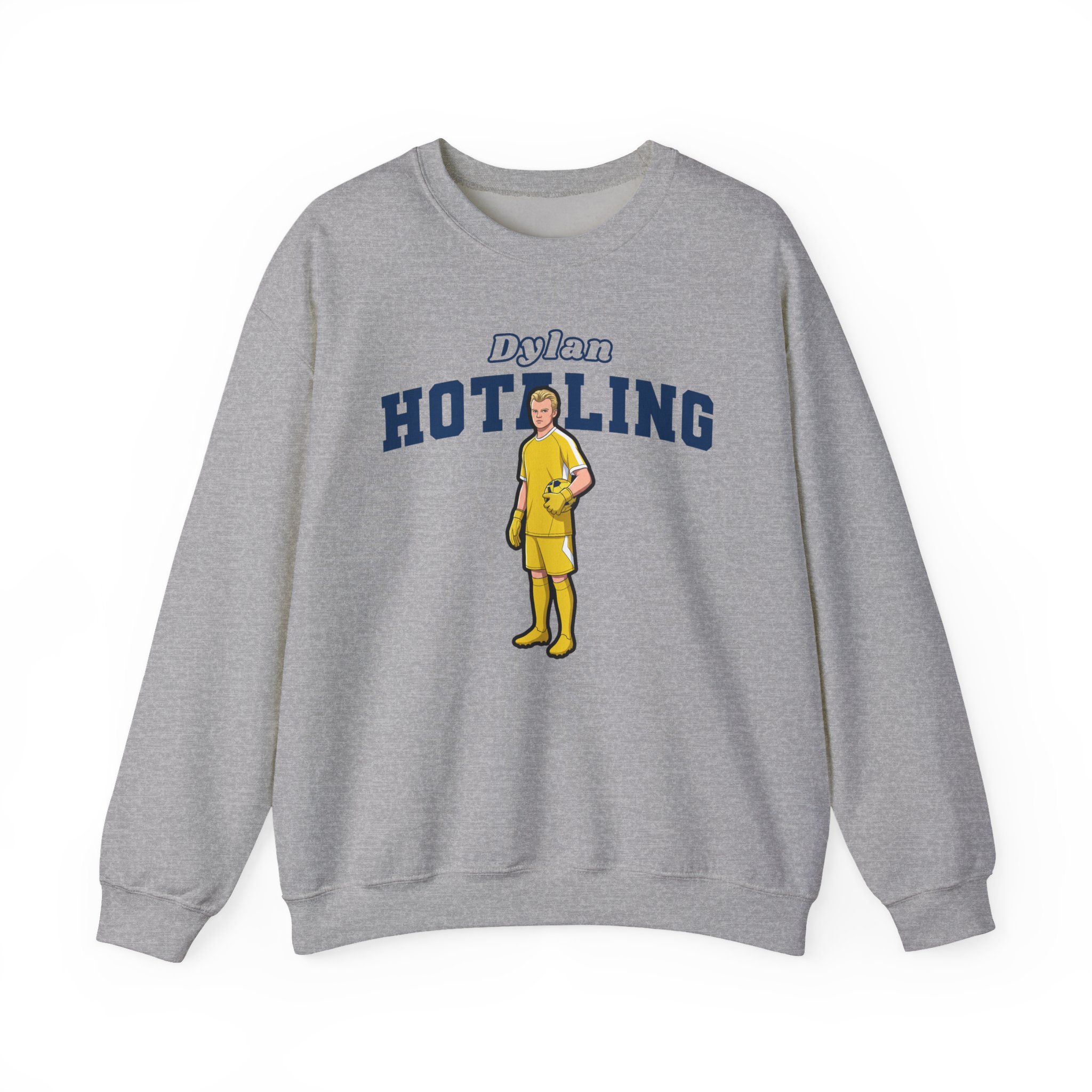 Crewneck Sweatshirt — character_name_arch in Grey