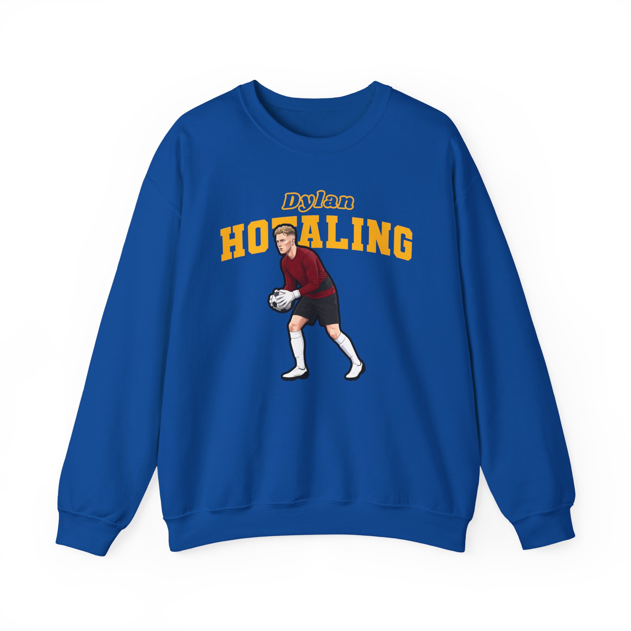 Crewneck Sweatshirt — character_name_arch in Royal