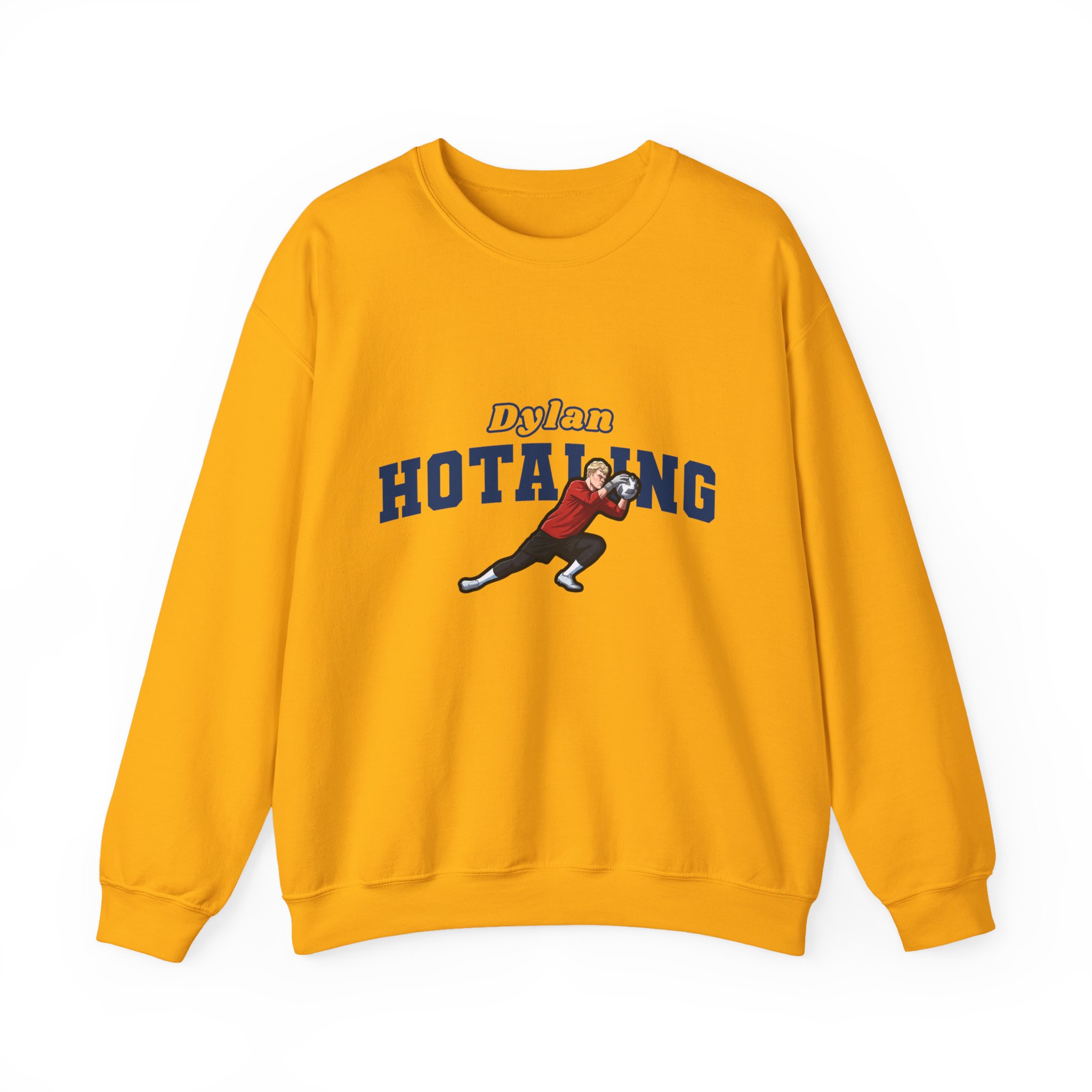Crewneck Sweatshirt — character_name_arch in Gold