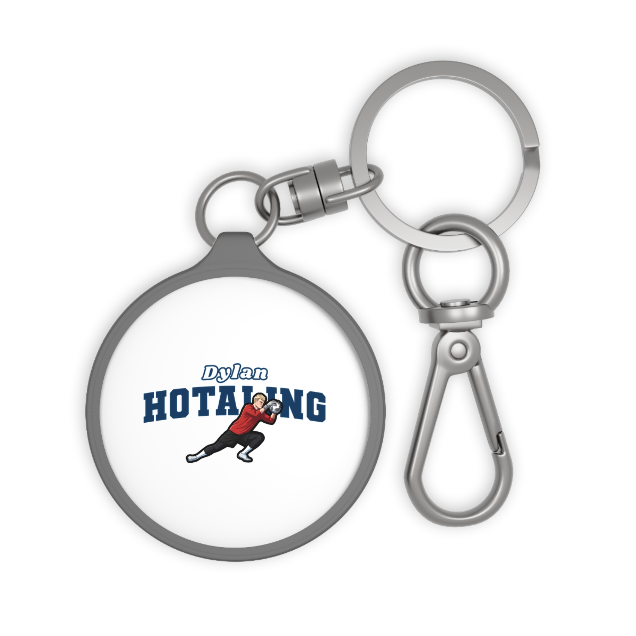 Keychain — character_name_arch in Grey