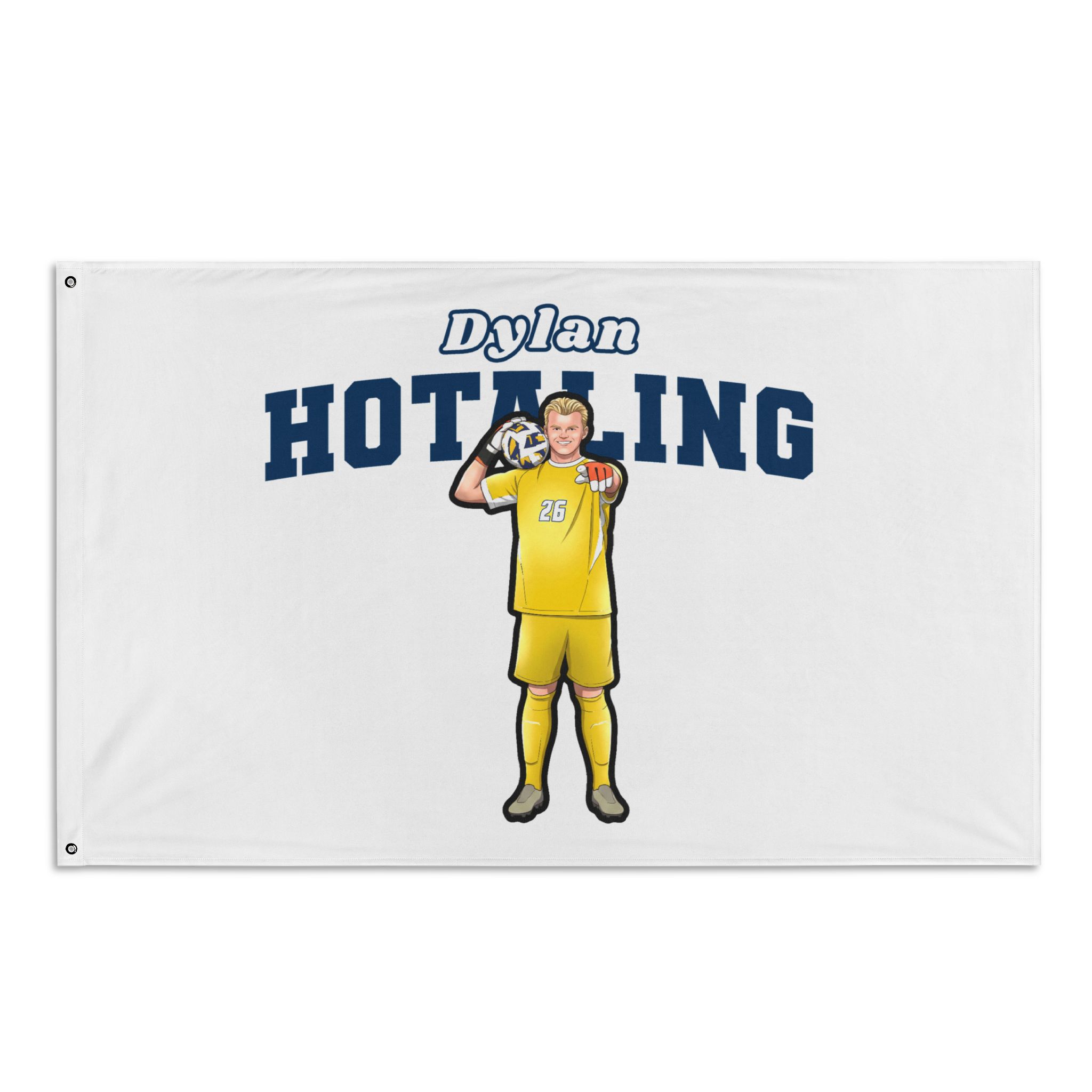 Flag (35 × 56 in) — character_name_arch in Classic