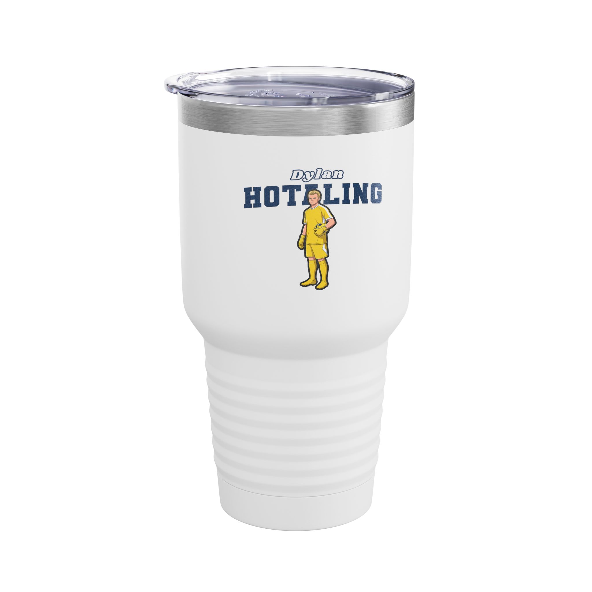 30oz Tumbler — character_name_arch in White