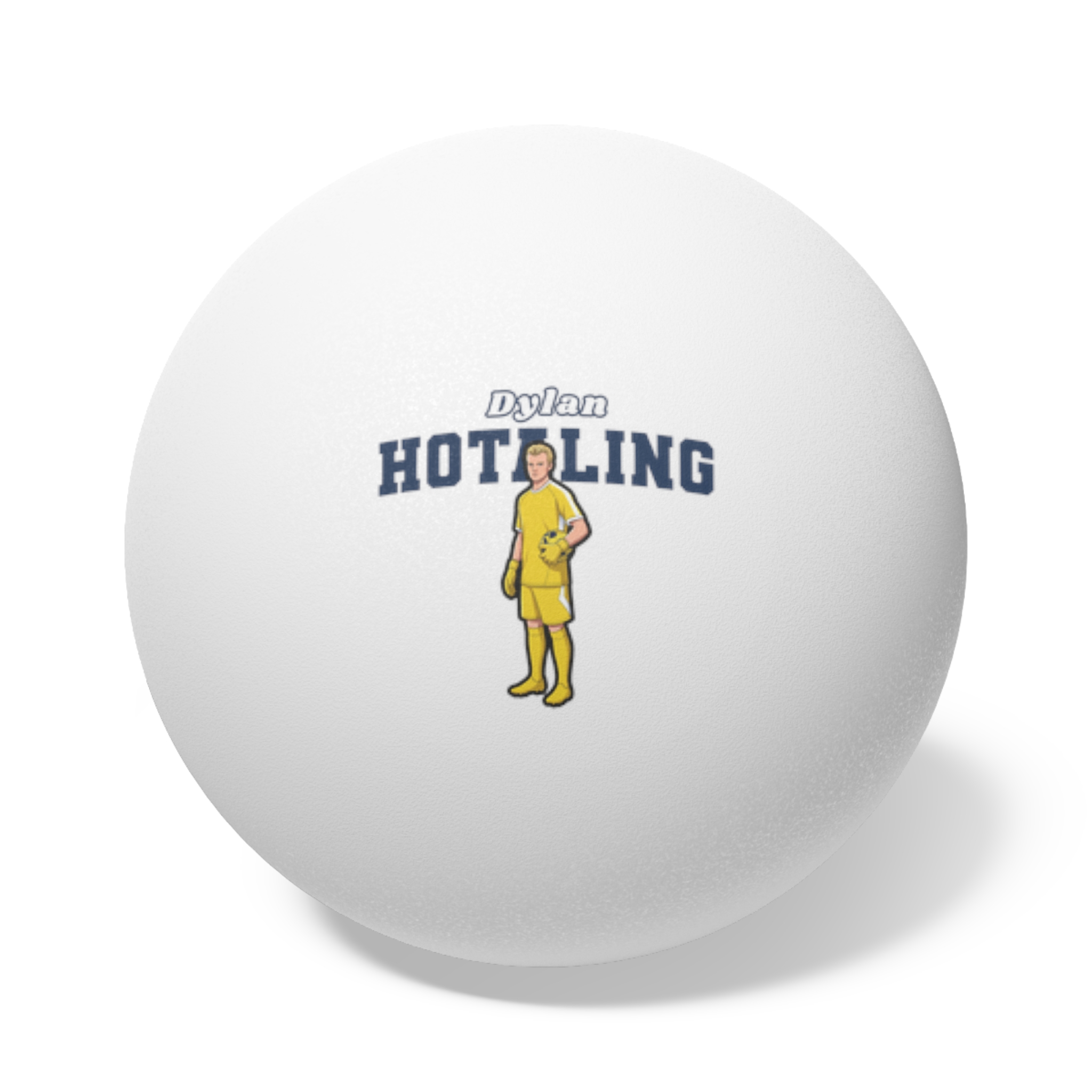Ping Pong Balls, 6 pcs — character_name_arch in White