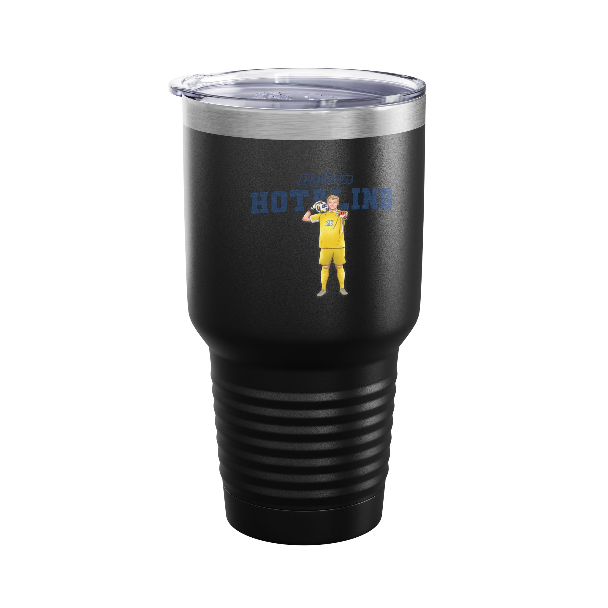 30oz Tumbler — character_name_arch in Black