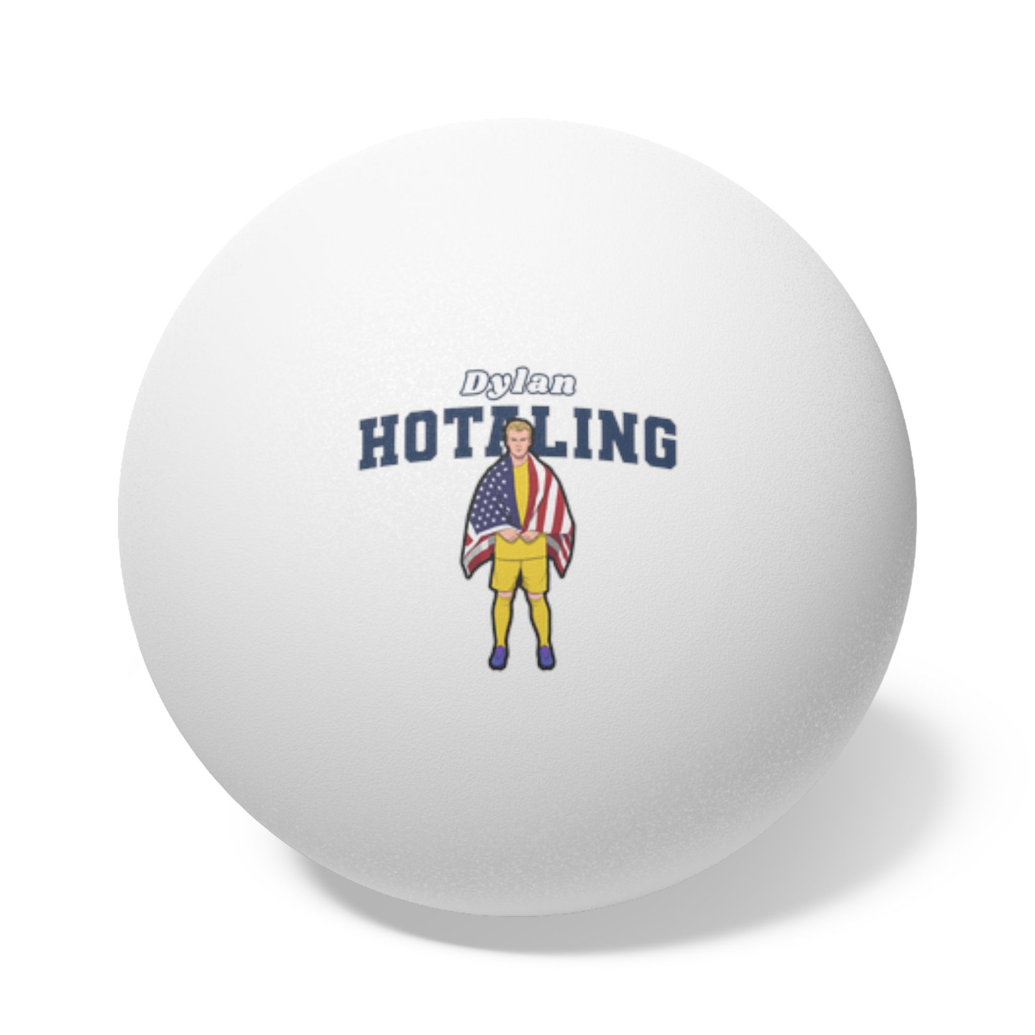 Ping Pong Balls, 6 pcs — character_name_arch in White