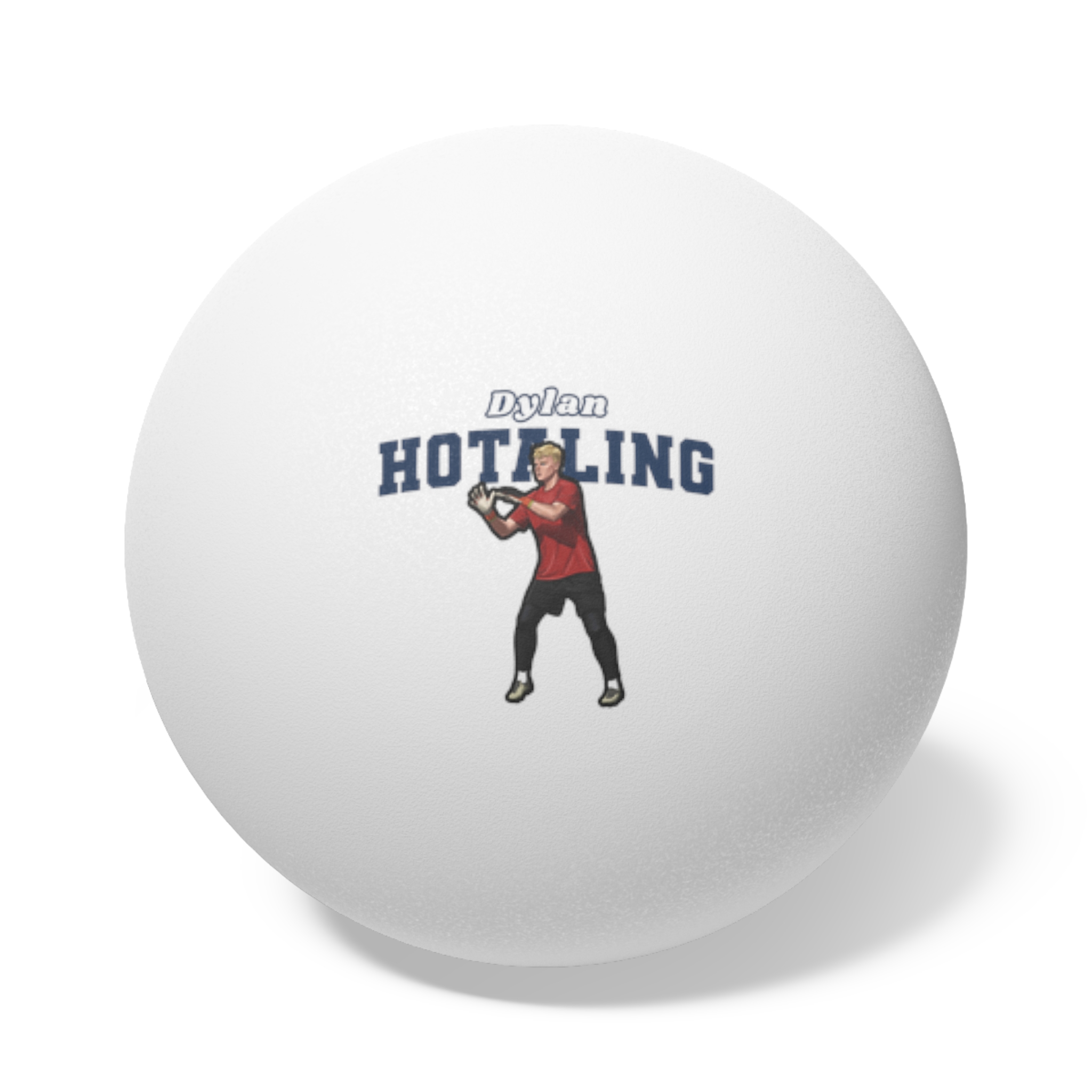 Ping Pong Balls, 6 pcs — character_name_arch in White