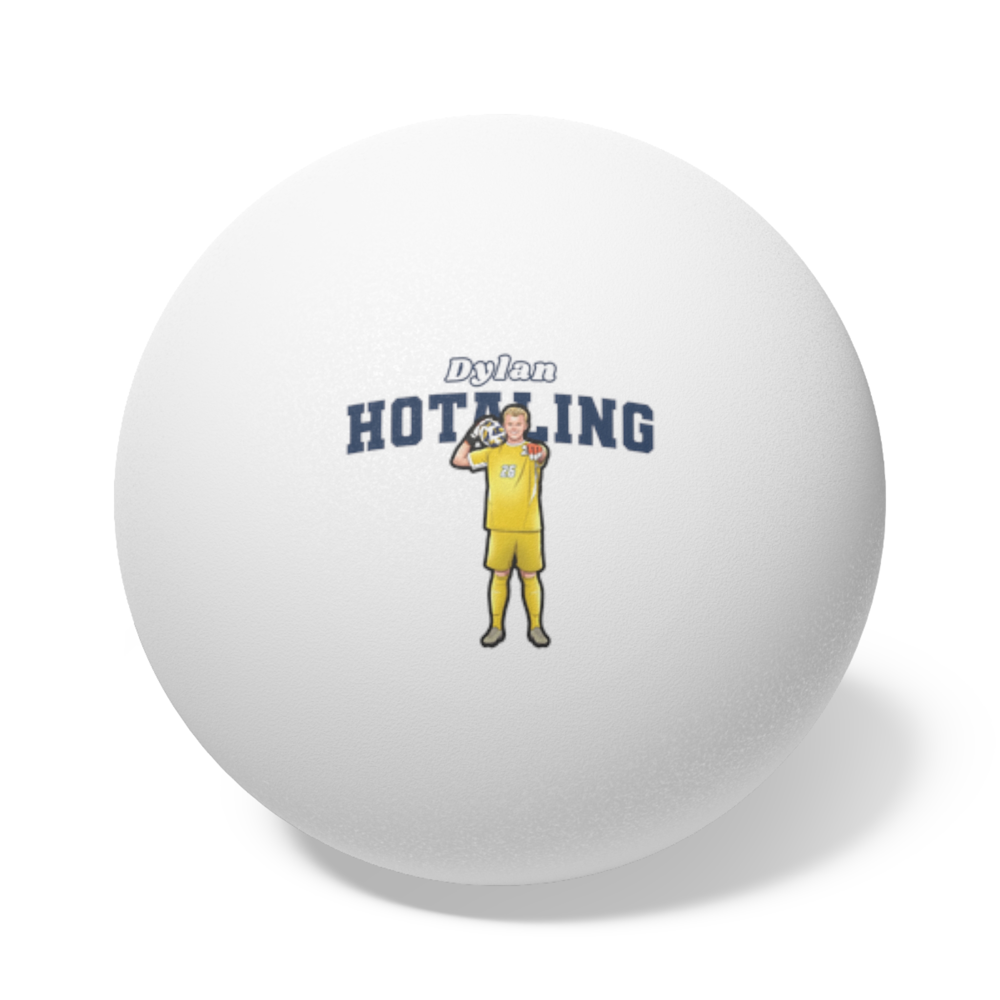 Ping Pong Balls, 6 pcs — character_name_arch in White