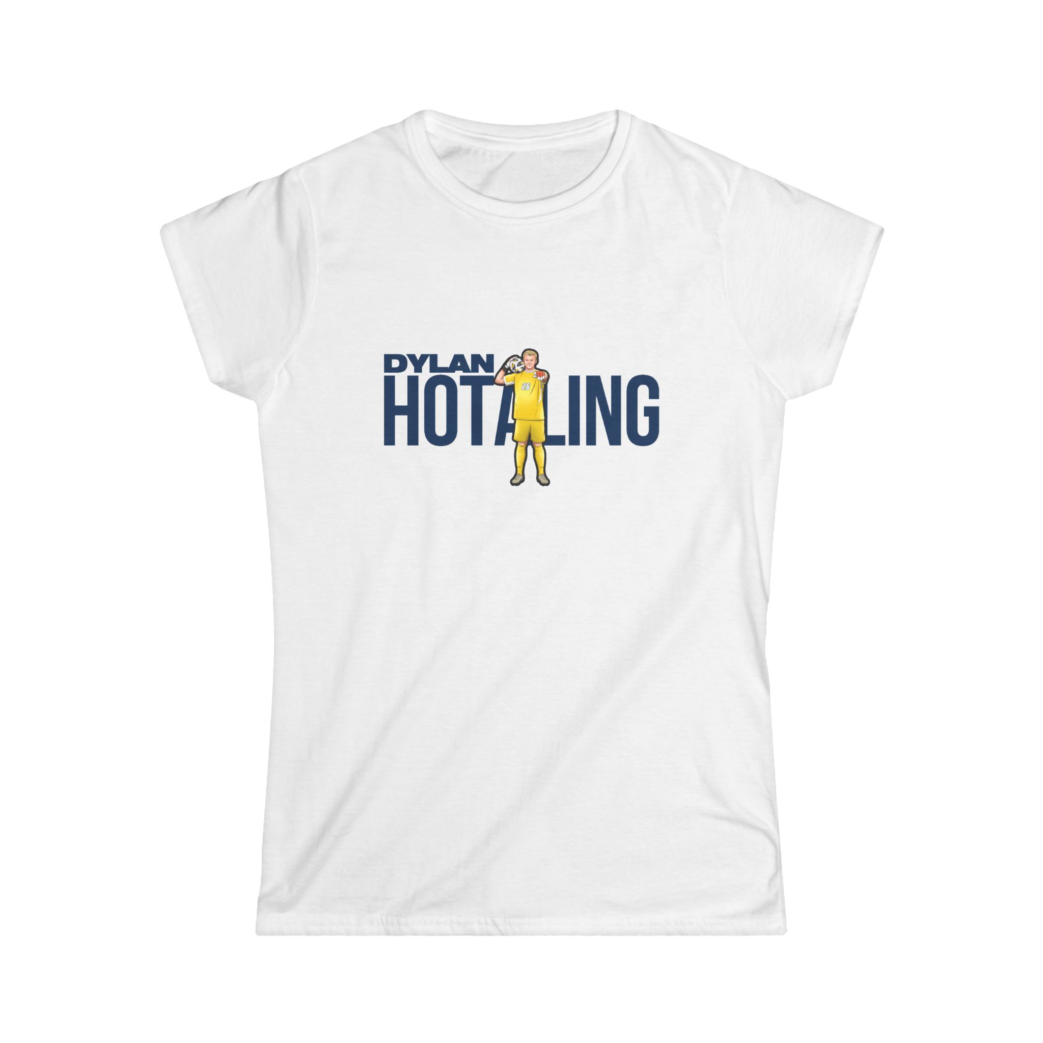 Women's Softstyle Tee — character_player_name in White