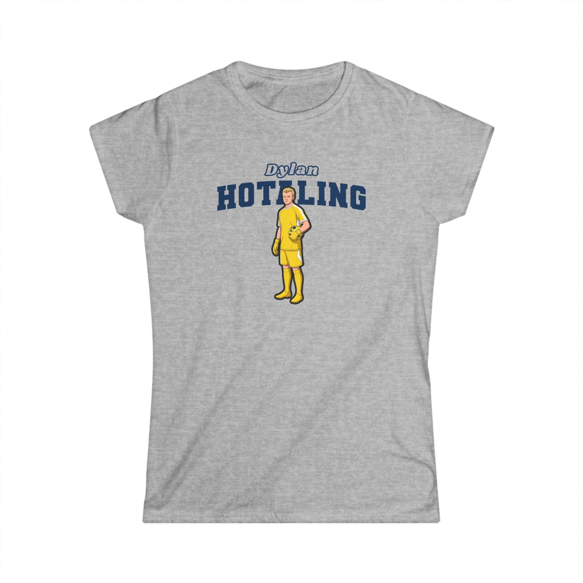 Women's Softstyle Tee — character_name_arch in Grey