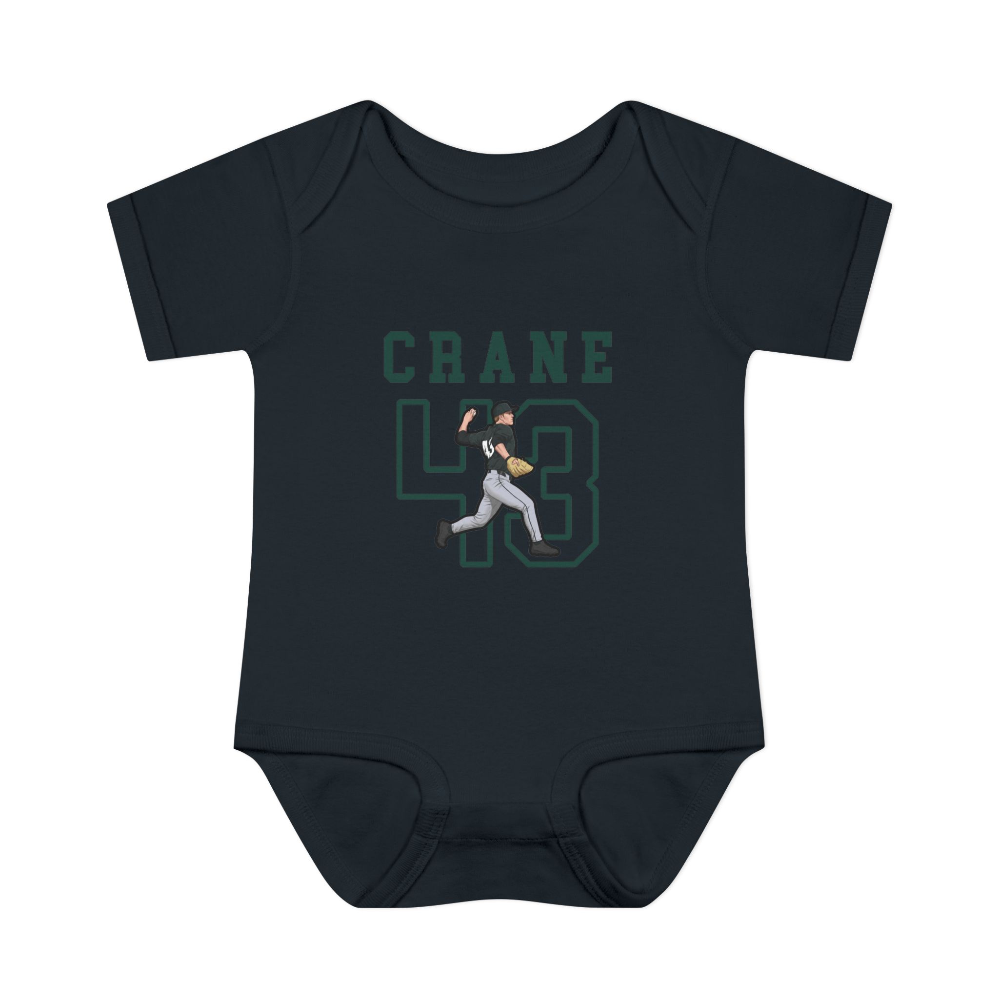 Baby Onesie — character_shirsey in Black