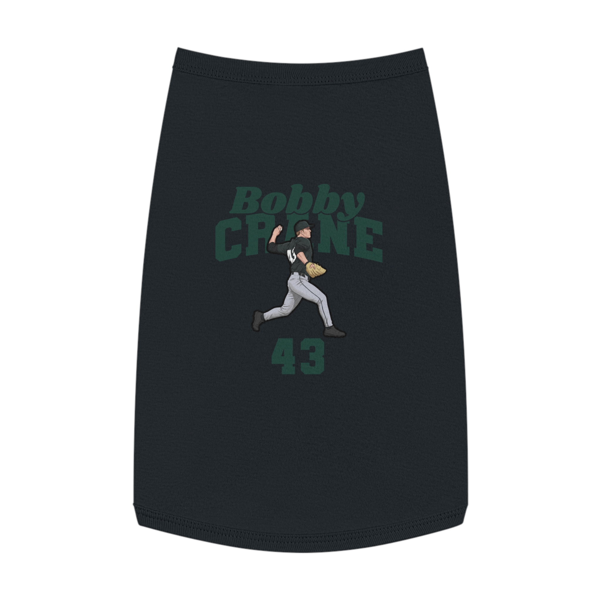 Pet Tank Top — character_signature_arch in Black