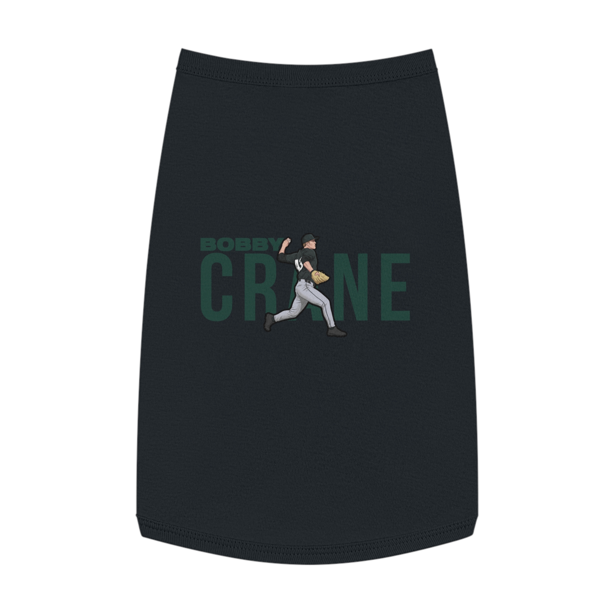 Pet Tank Top — character_player_name in Black