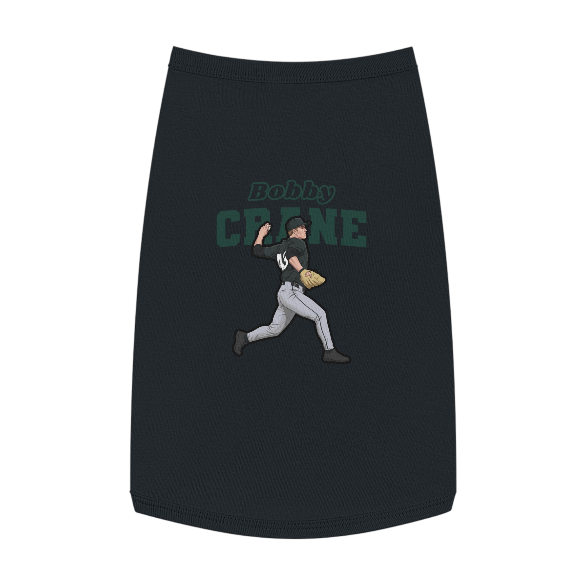Pet Tank Top — character_name_arch in White