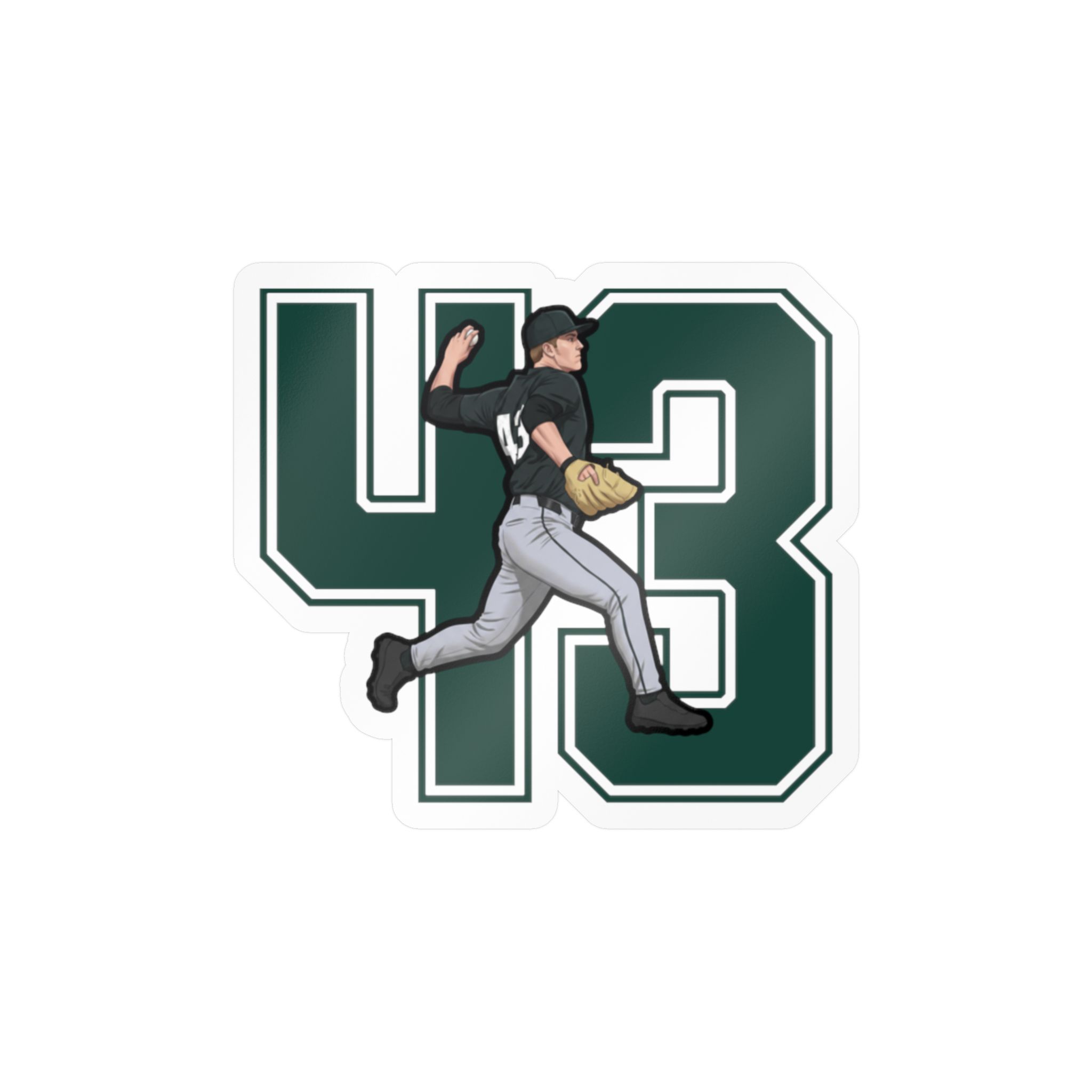 Vinyl Sticker — character_number in Classic