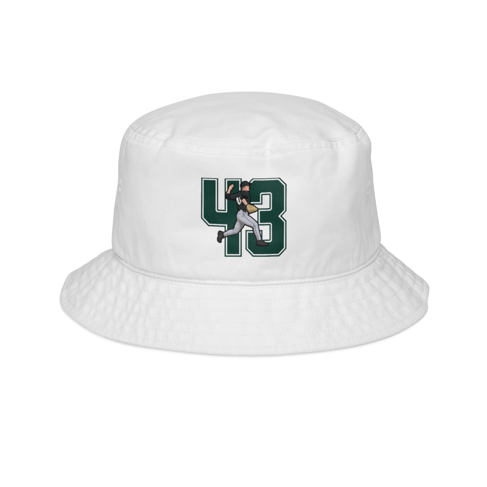 Bucket Hat — character_number in White