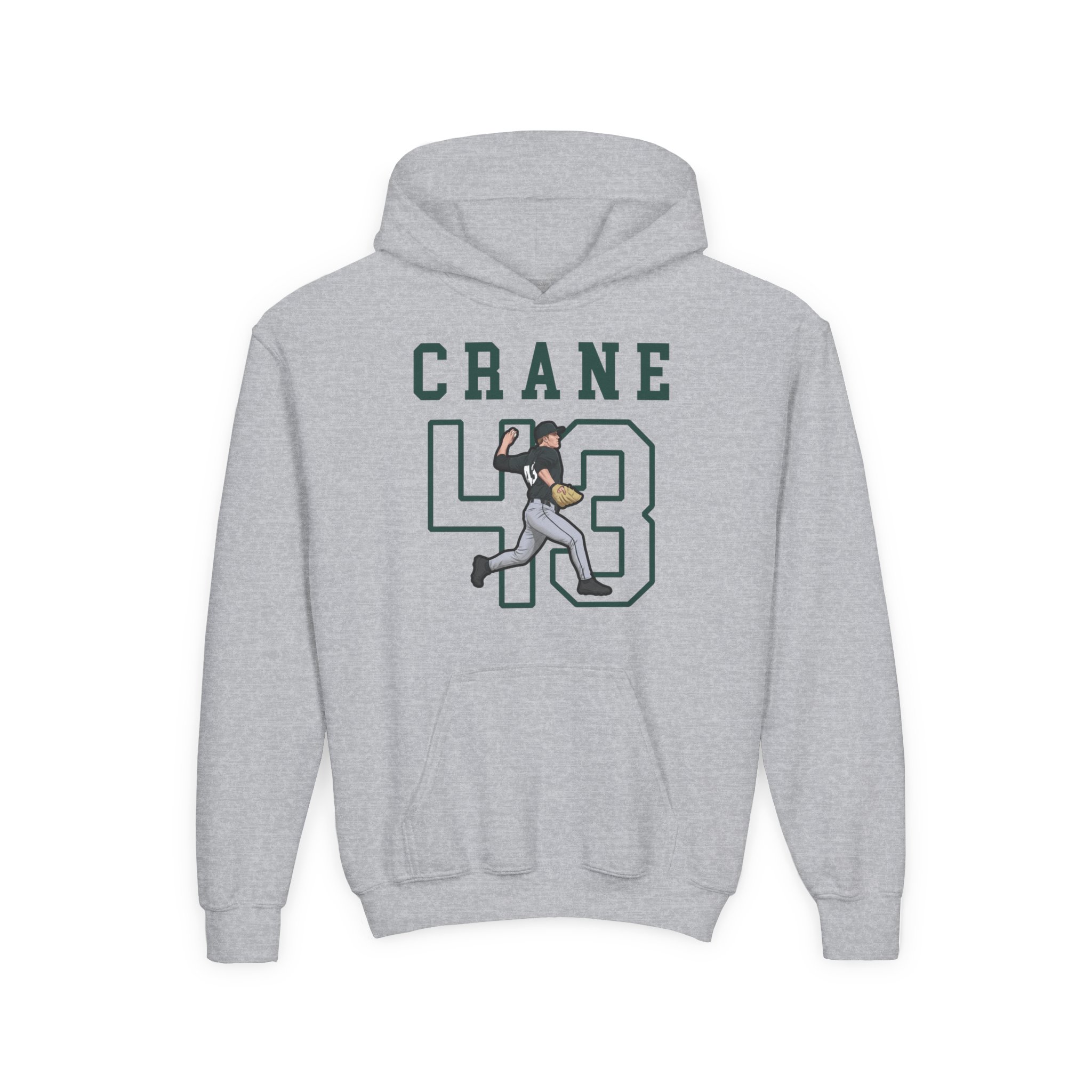 Youth Hoodie — character_shirsey in Grey