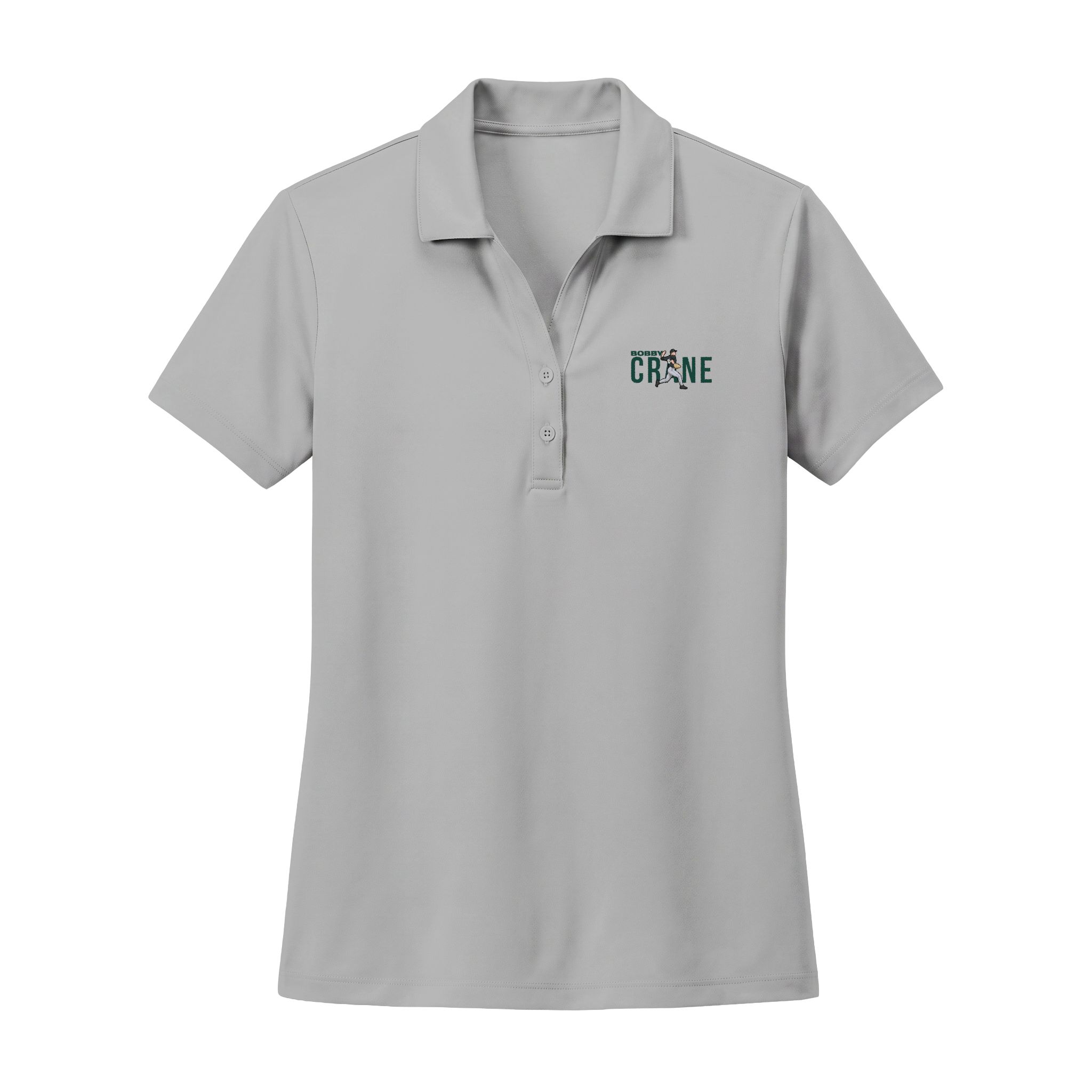 Women's Polo — character_player_name in Silver