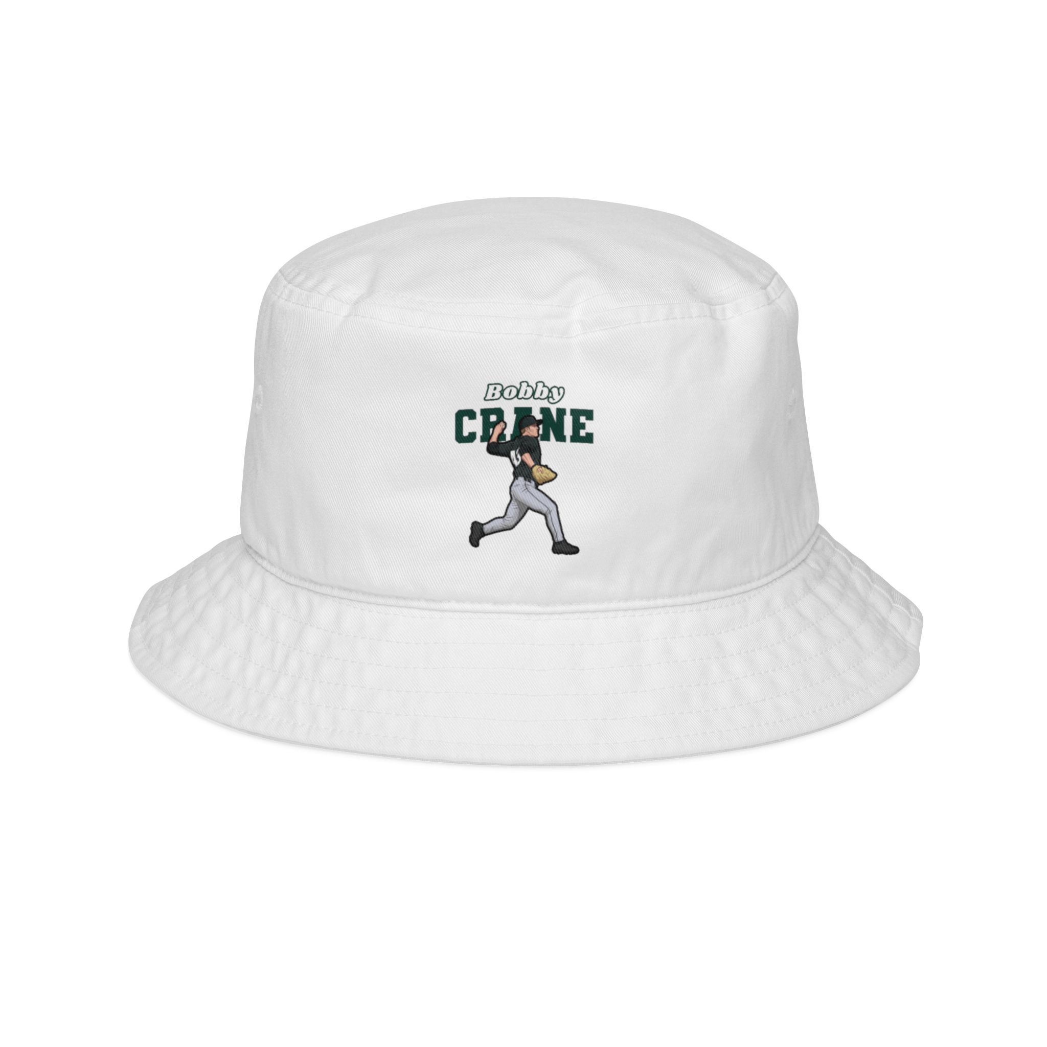 Bucket Hat — character_name_arch in White