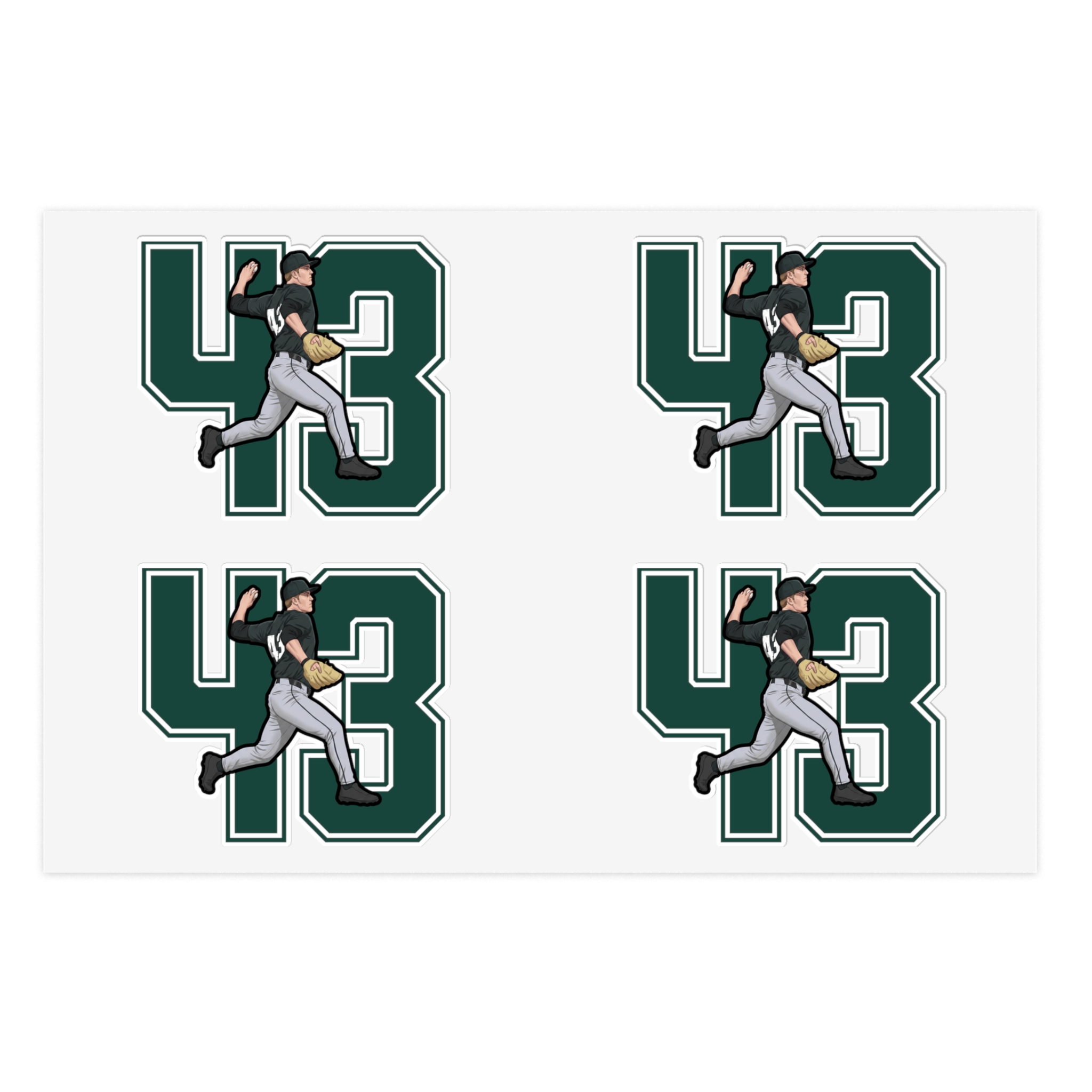 Sticker Sheet — character_number in Classic
