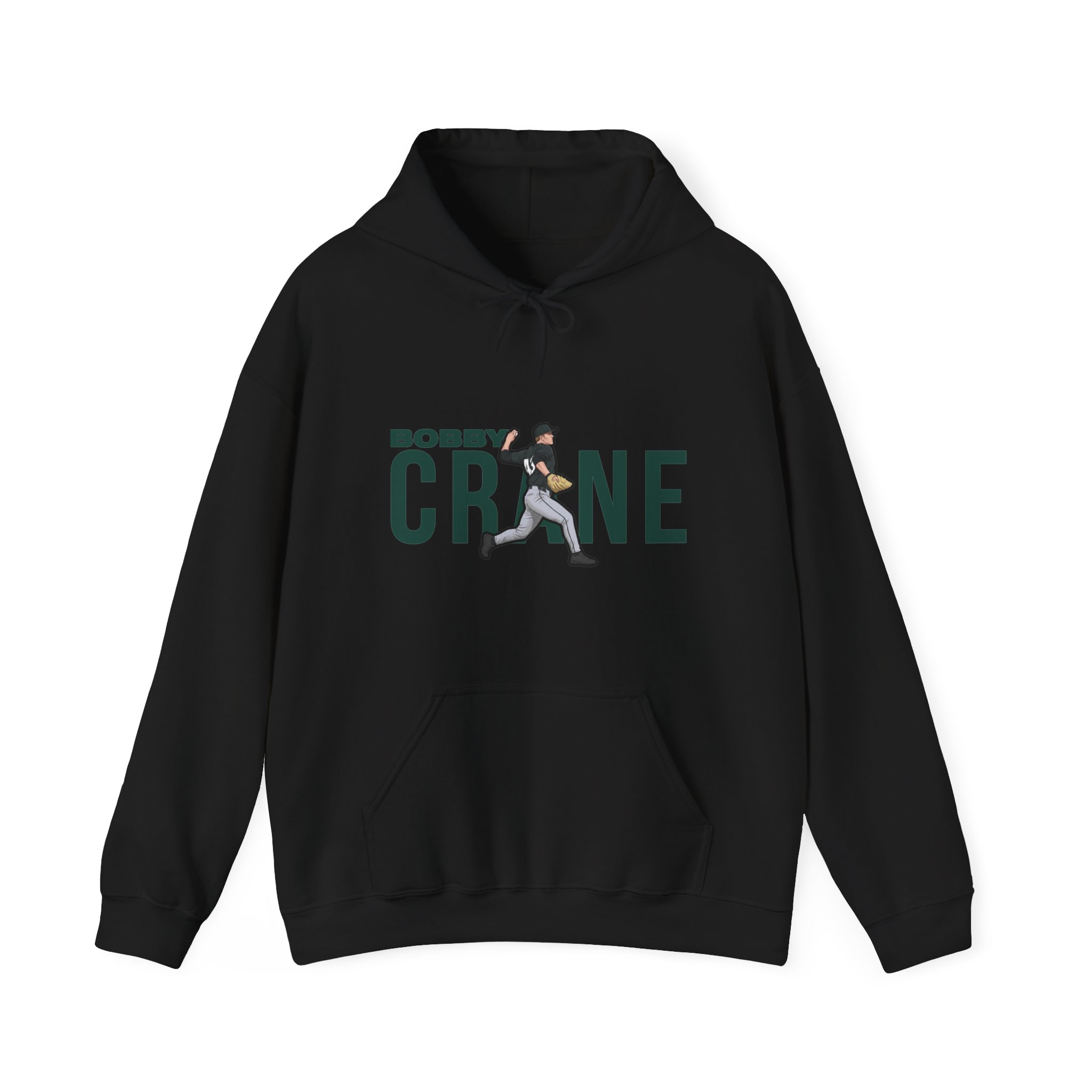 Hoodie — character_player_name in Black