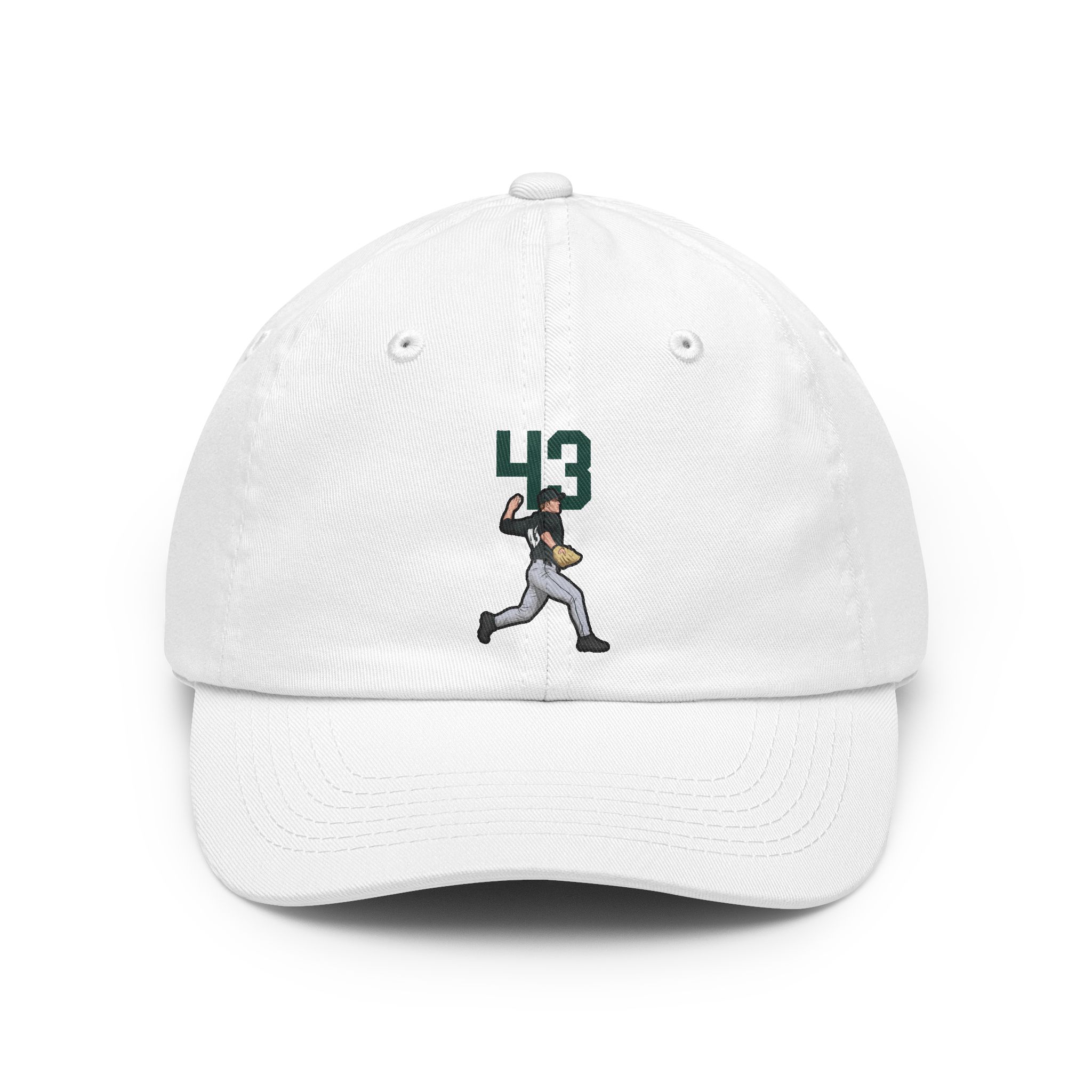 Classic Cap — character_number_top in White