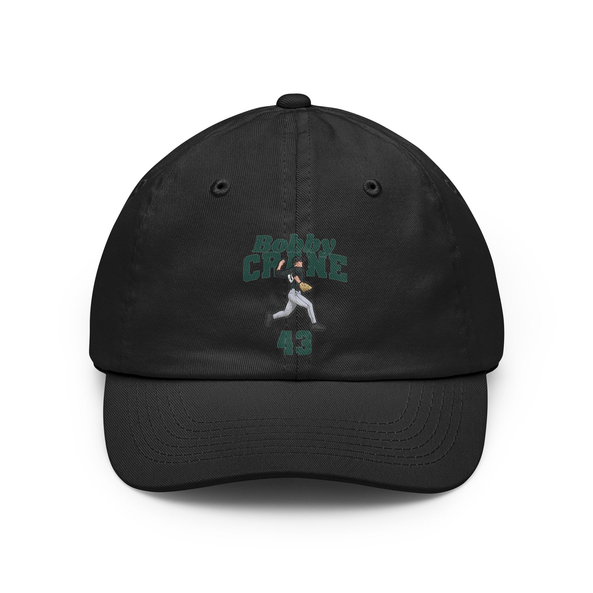 Classic Cap — character_signature_arch in Black