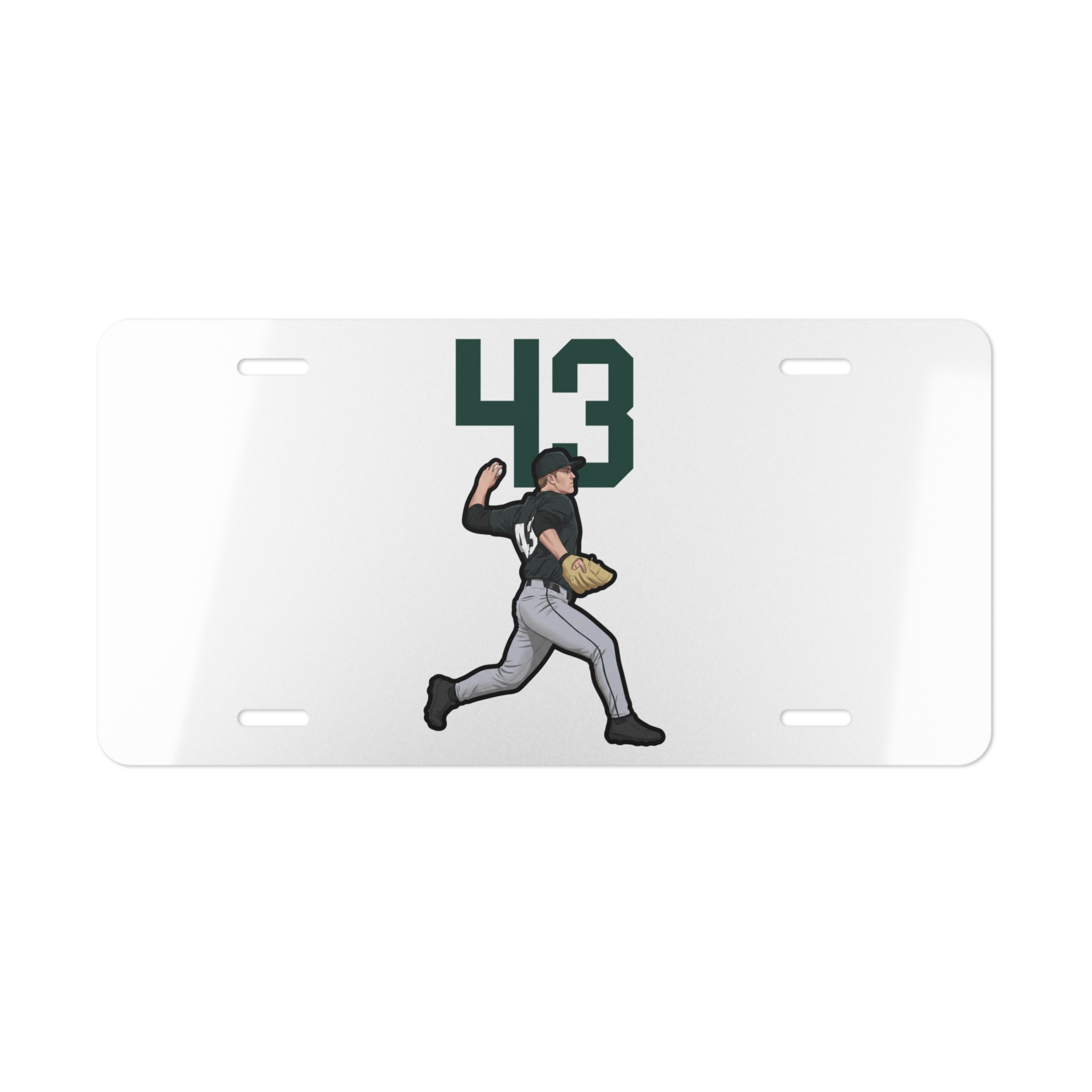 License Plate — character_number_top in Classic