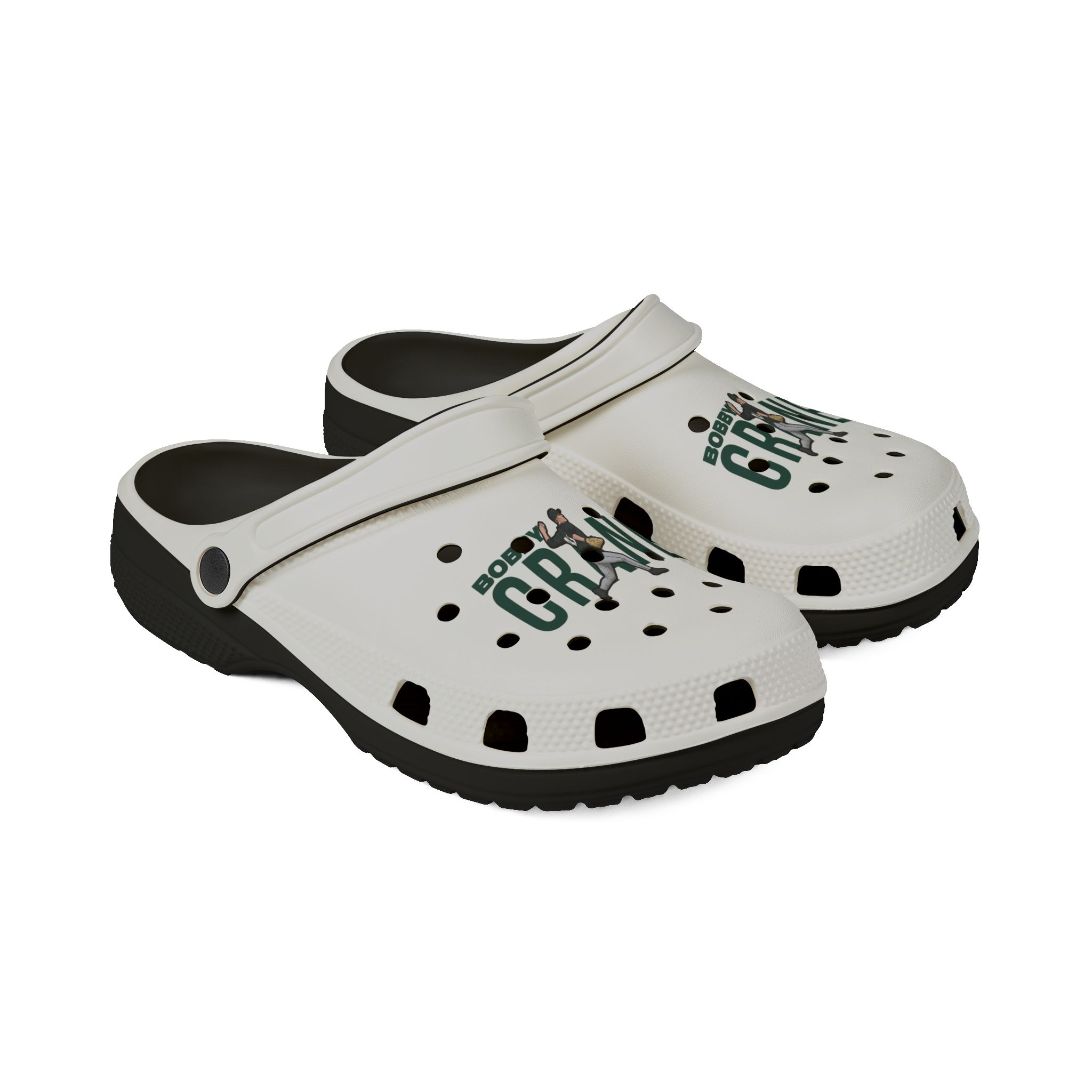 Rubber Clogs — character_player_name in Black