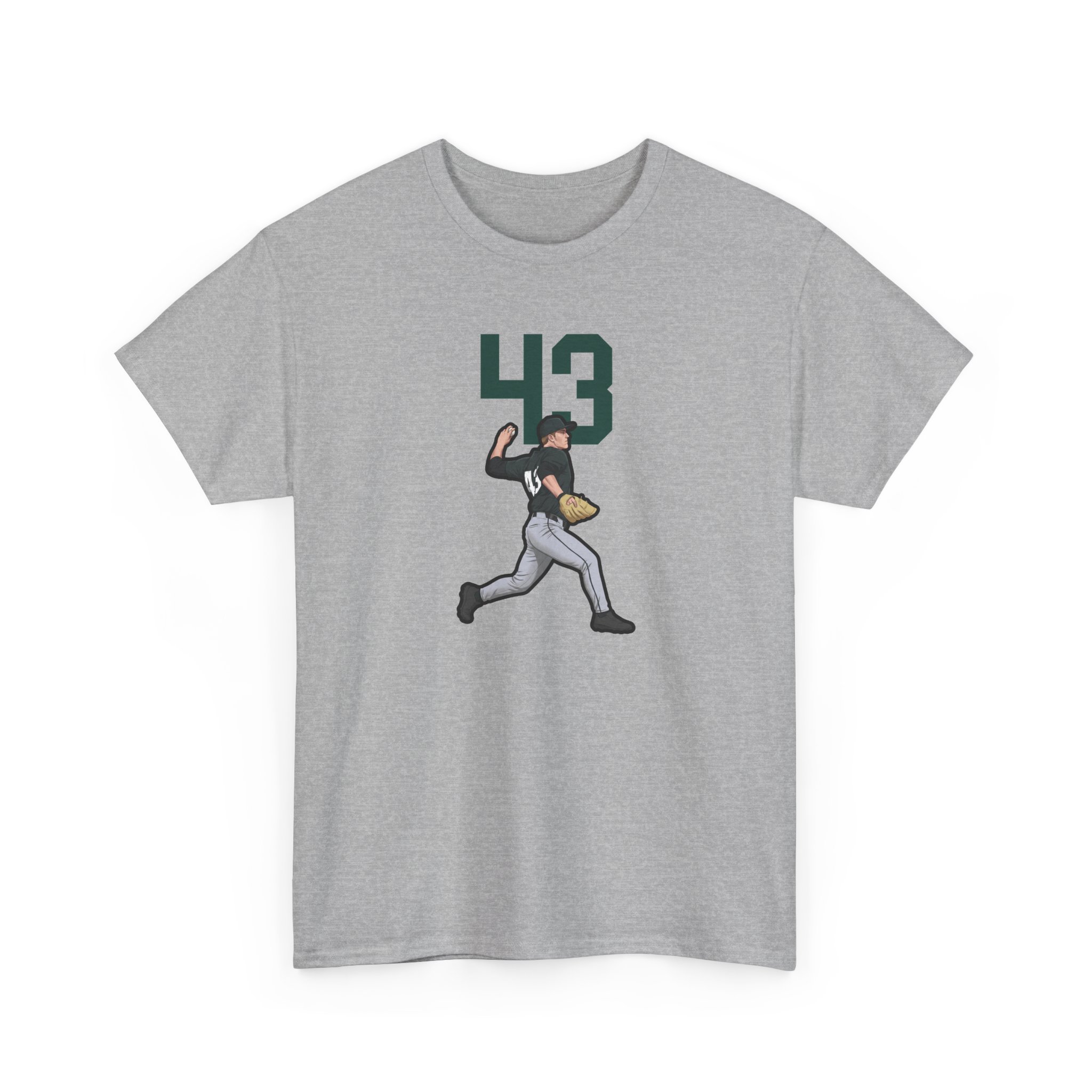 Tee — character_number_top in Grey