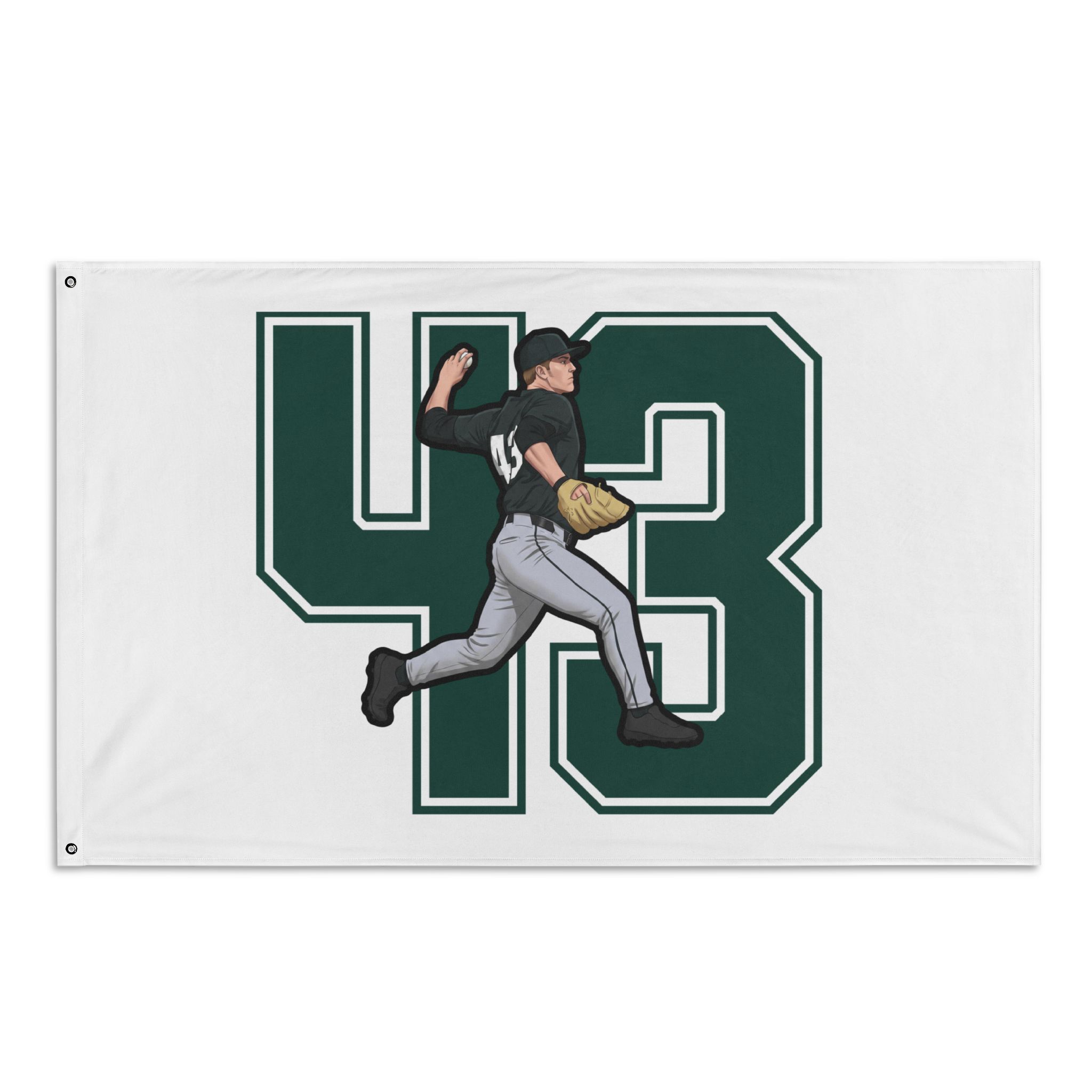 Flag (35 × 56 in) — character_number in Classic
